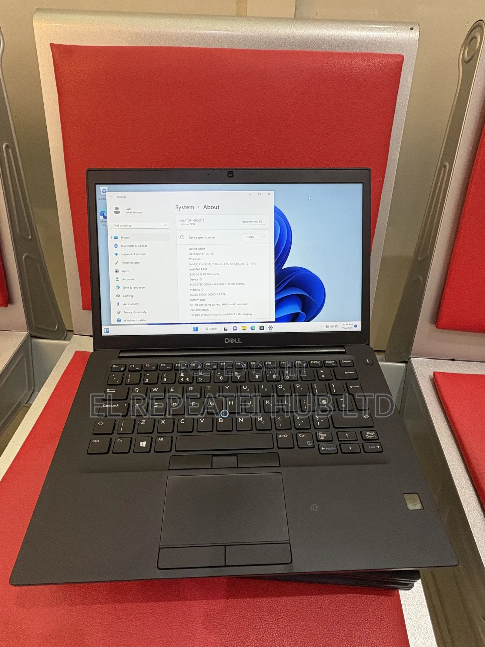 Laptop Dell Latitude 7490 8GB Intel Core i7 SSD 512GB