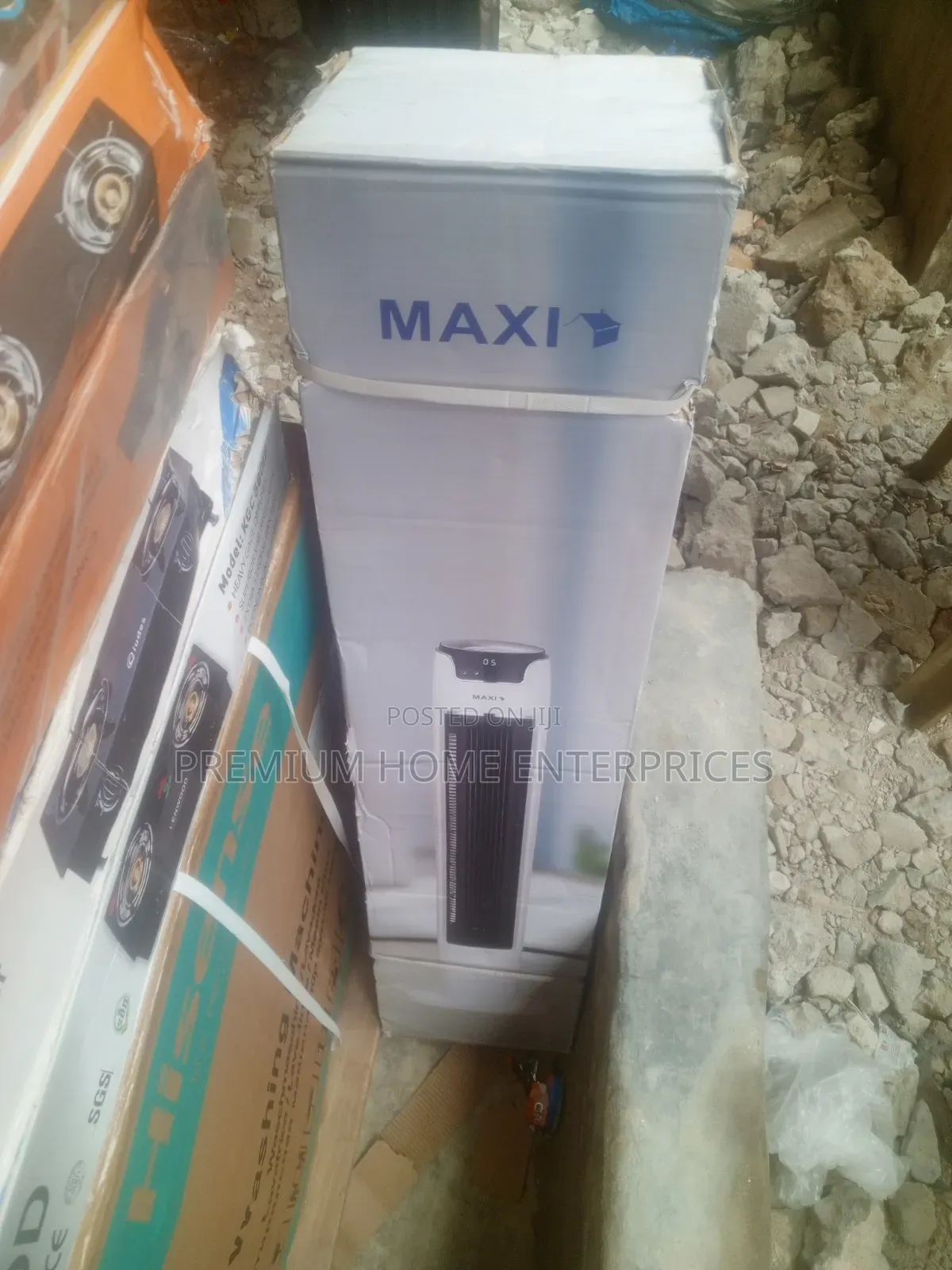 Maxi 45” Super Standard Oscillating Tower Fan With Remote Control-45w