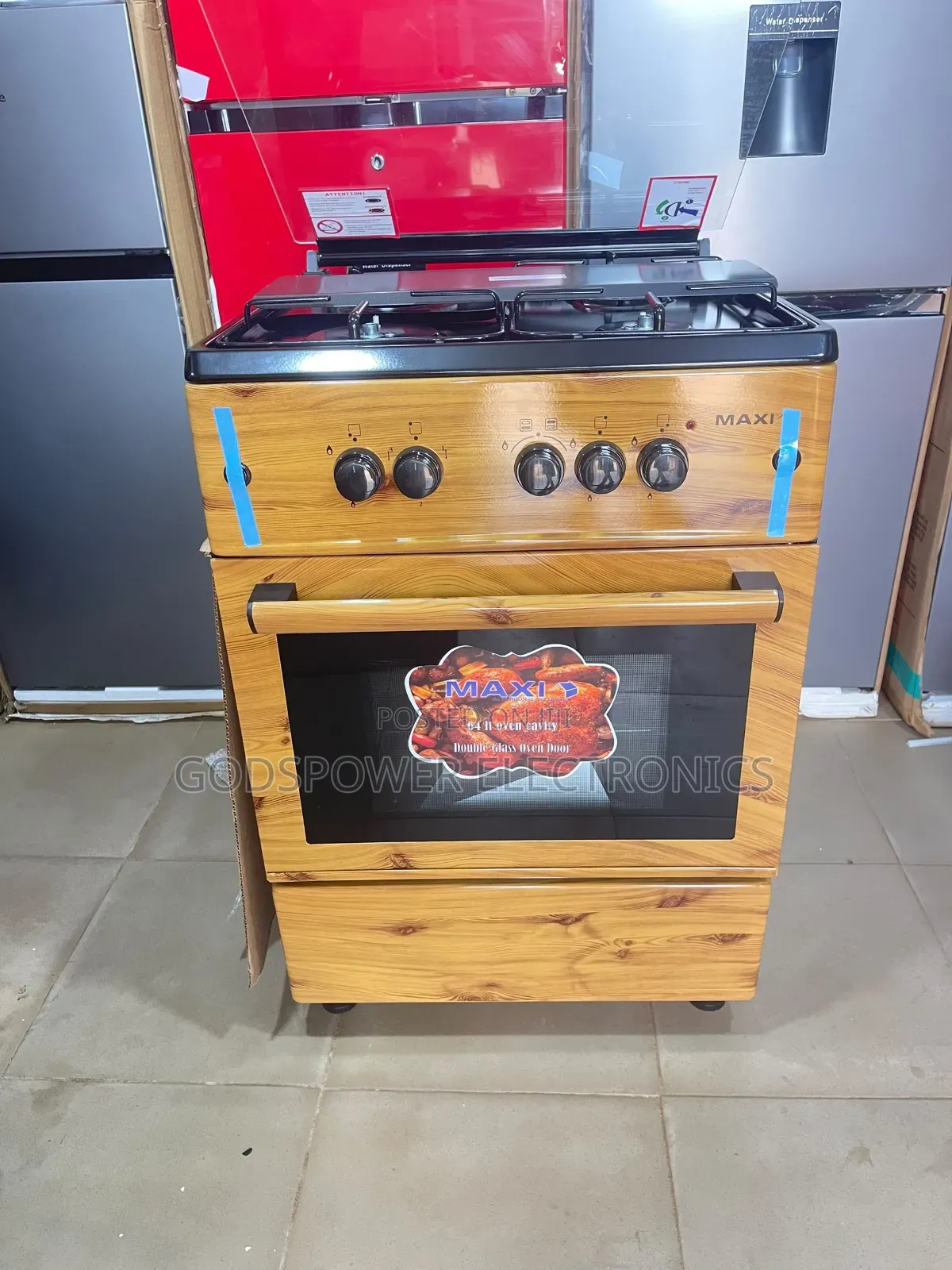 Maxi Standing Gas 60 by 60 Anti Rust Burners