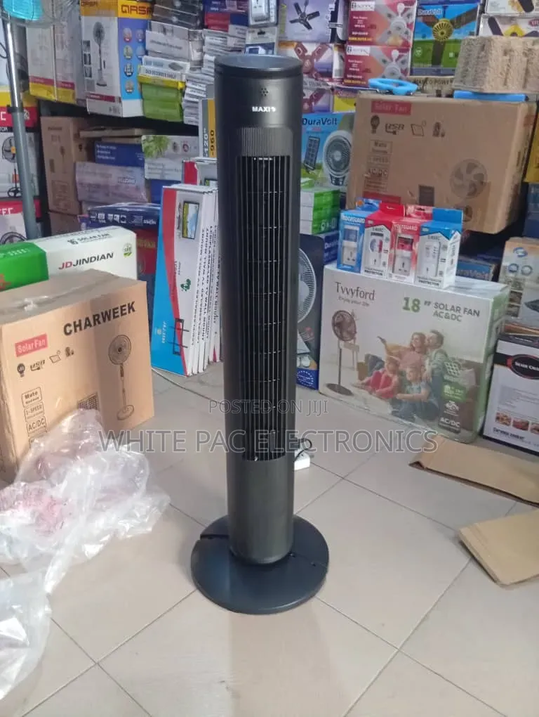Maxi 40"inch Tower Fan 3 Speed ( Black Colour ) Speed Fan > 1 Yrs