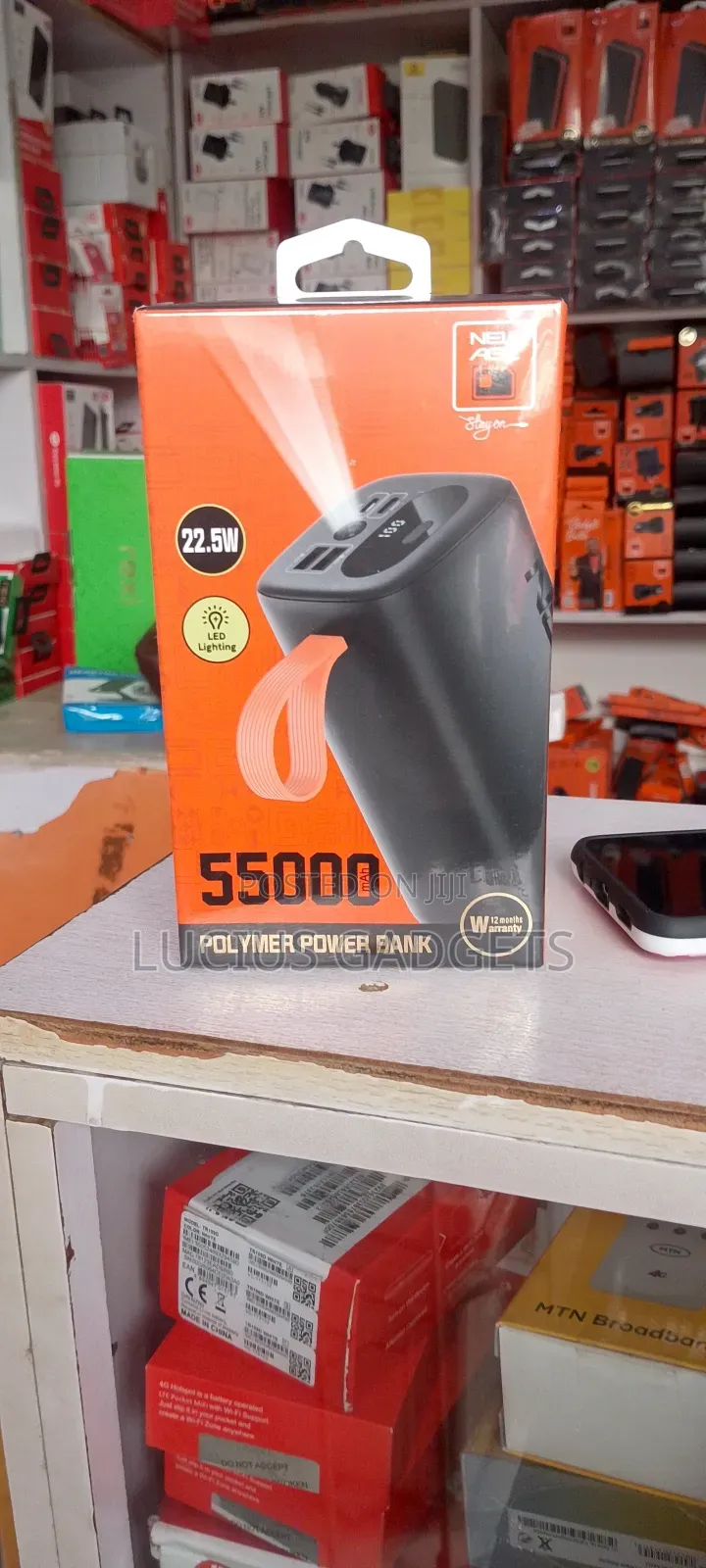 New Age Power Bank 55000mah