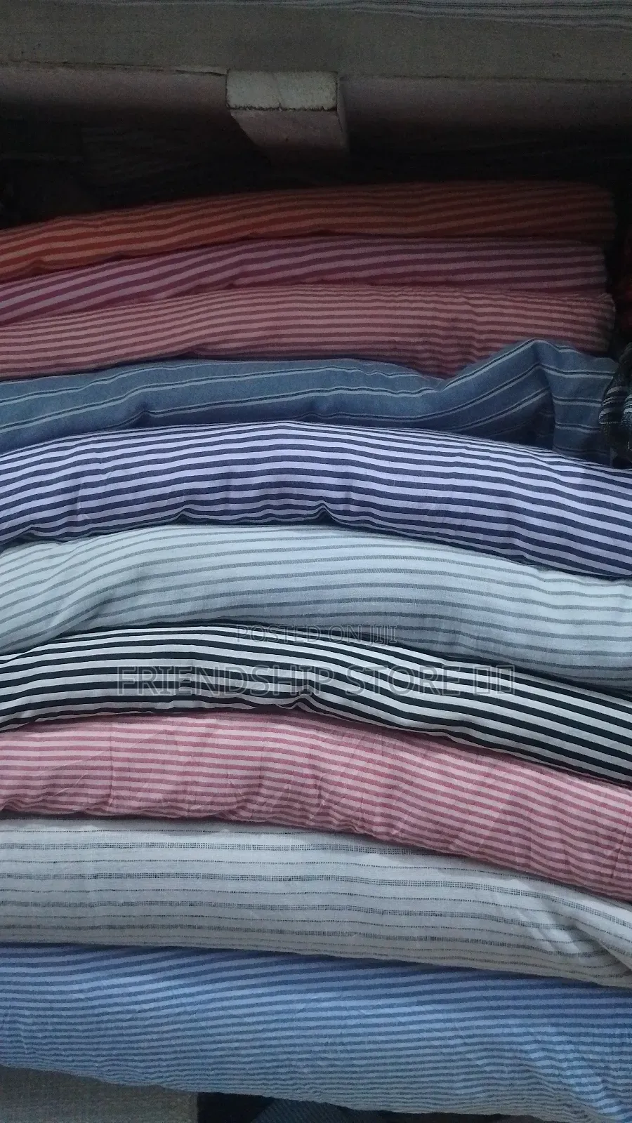 Flower and Stripes Linen Materials