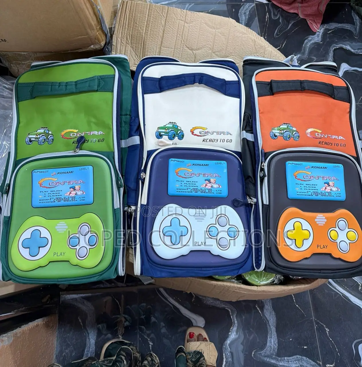 Konami Games Themed School Bag