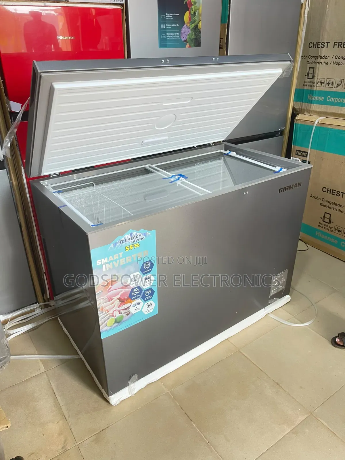 Firman 300L Smart Inverter Solar Deep Freezer 10 Years Warranty