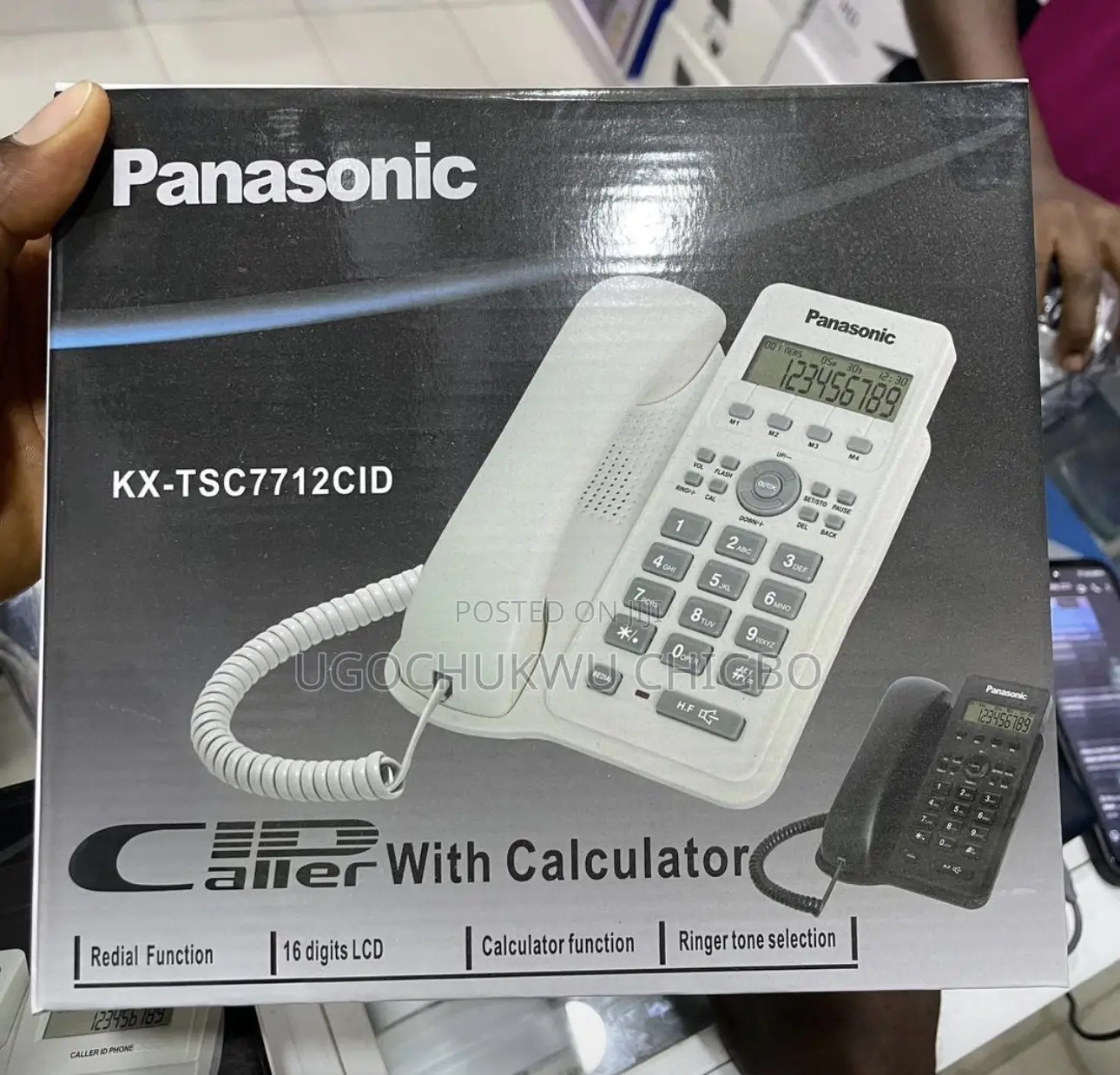 Panasonic Display Wired Intercom Phone KX-TSC7712CID