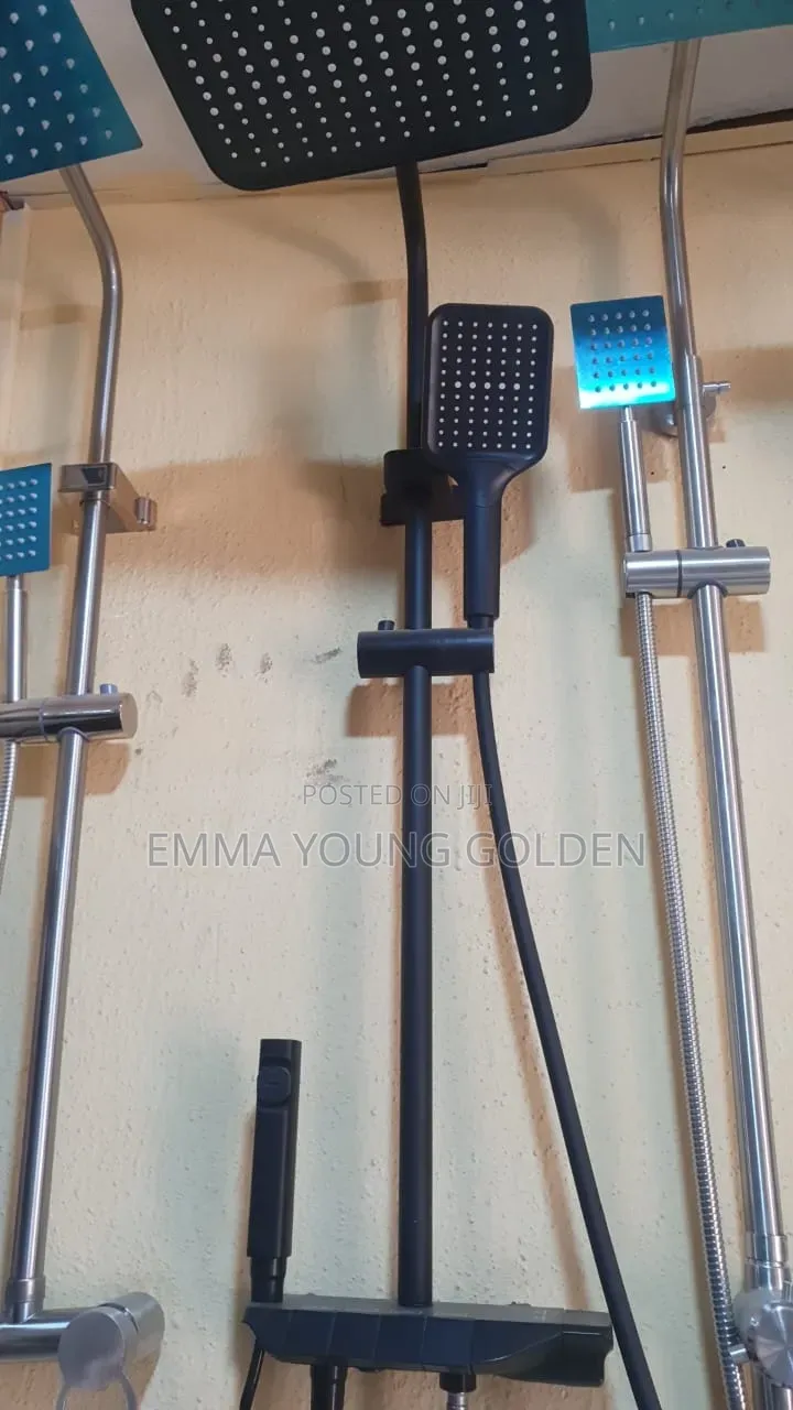 Quality Black Standing Shower With Temperature