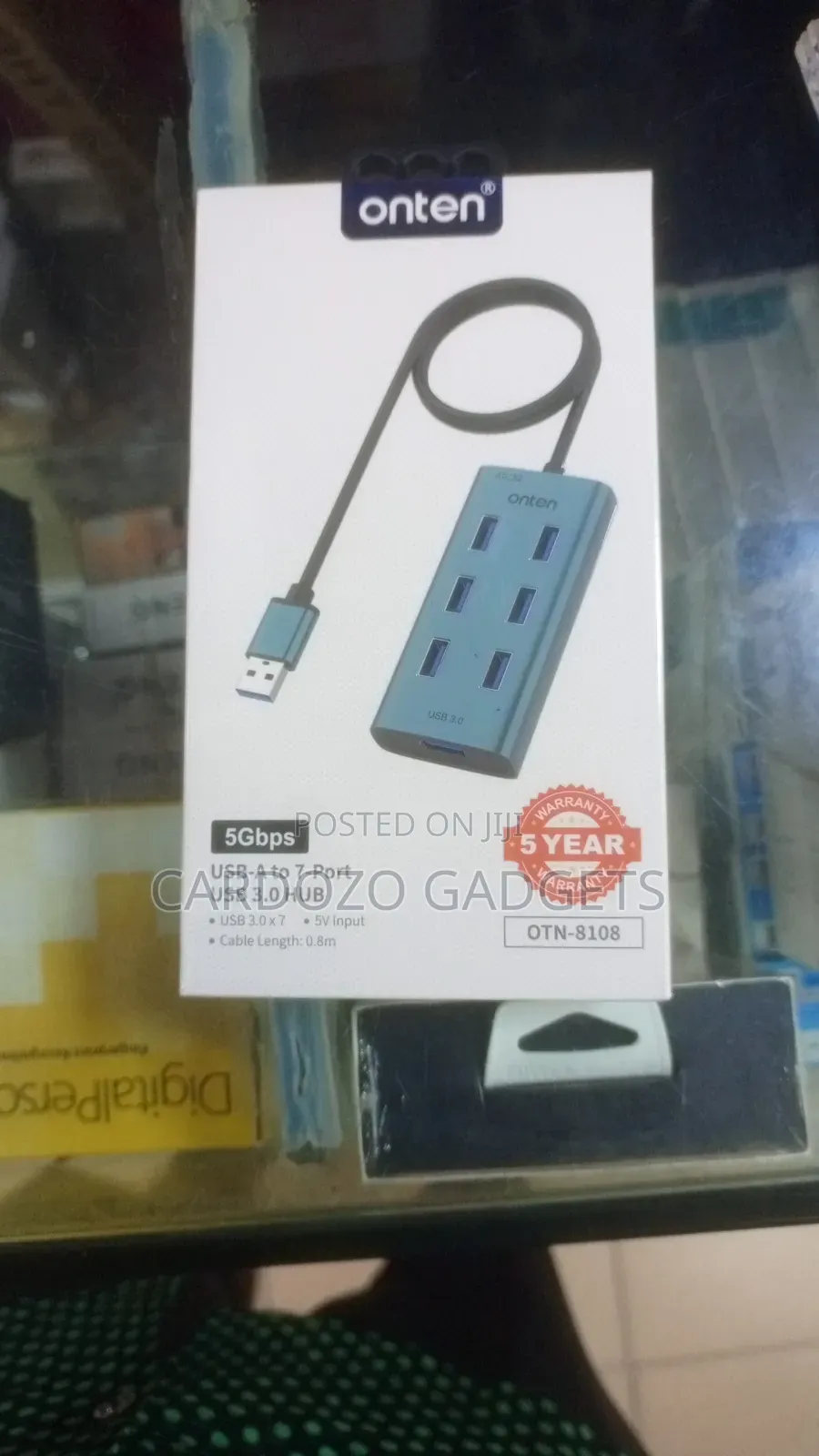 Onten USB-A to 7ports Hub