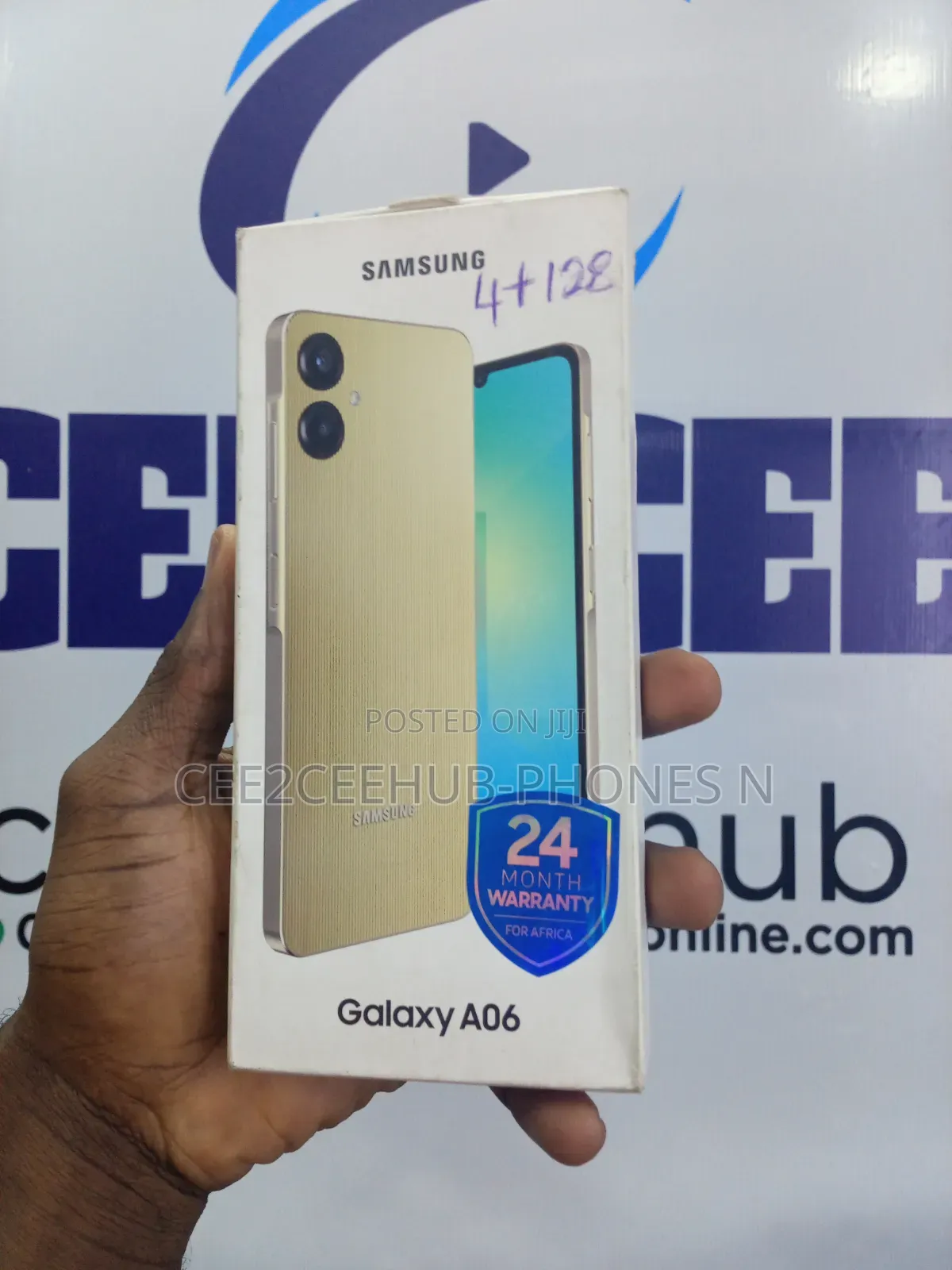 New Samsung Galaxy A06 128 GB Gold