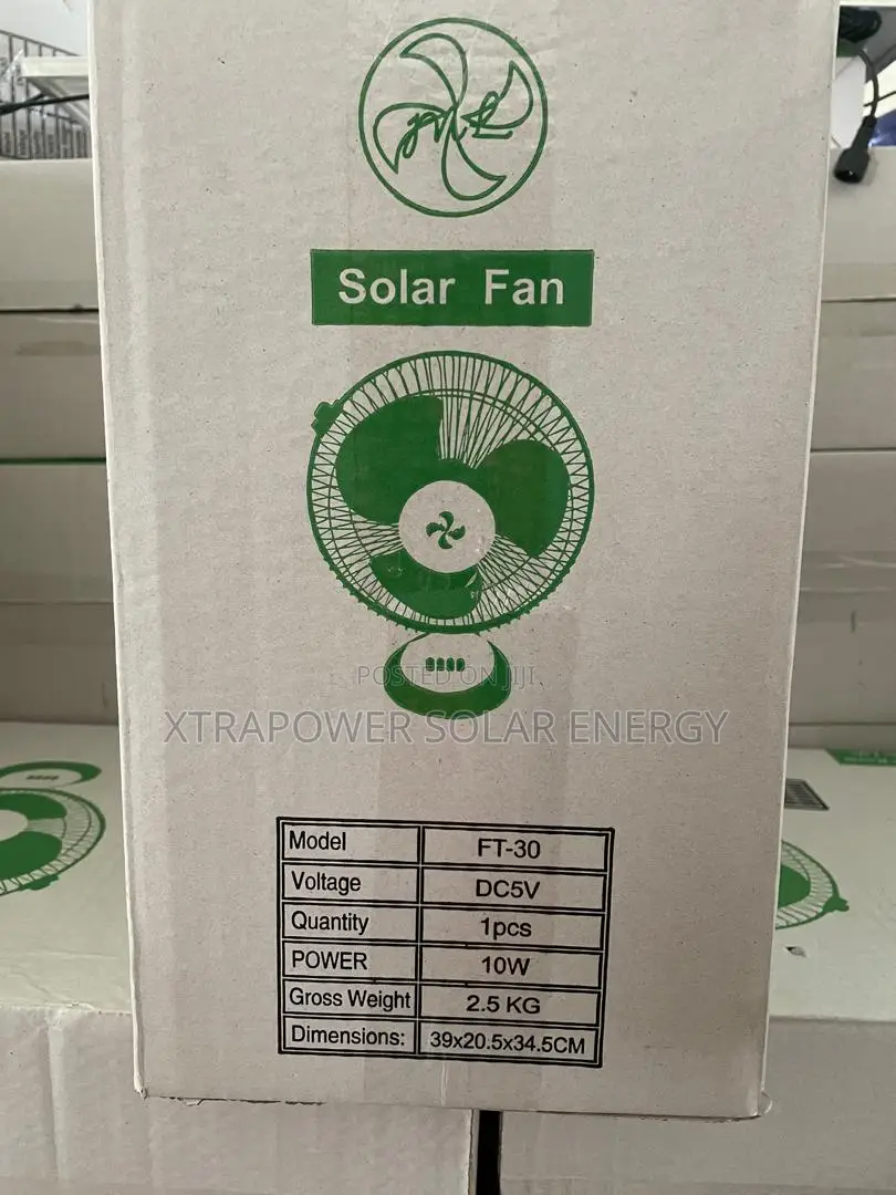 Table Solar Fan