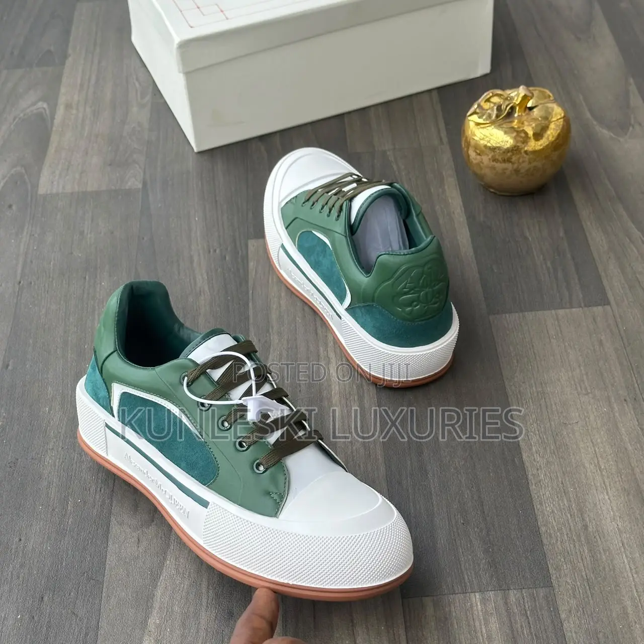 Original Alexander McQueen Green Sneakers