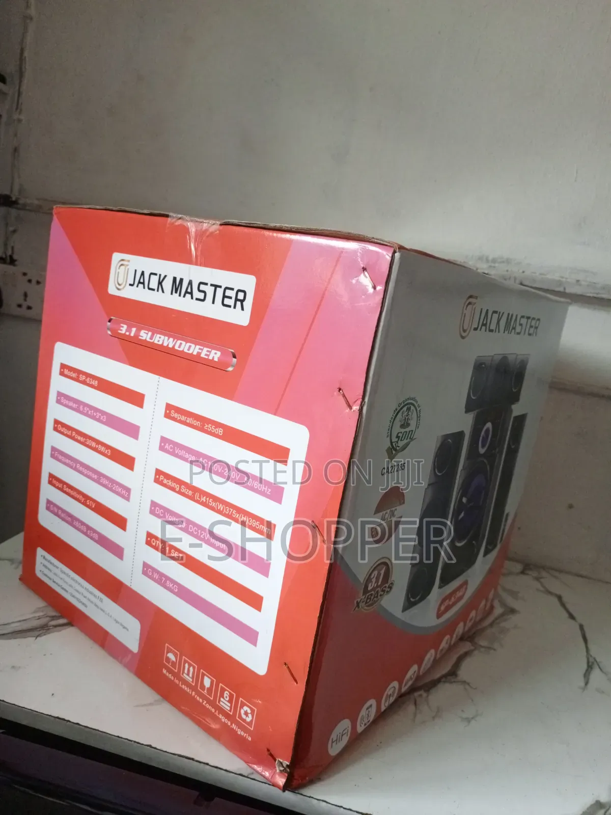 Jack Master 3.1 Speaker System (SP-6348) - Bluetooth X-Bass