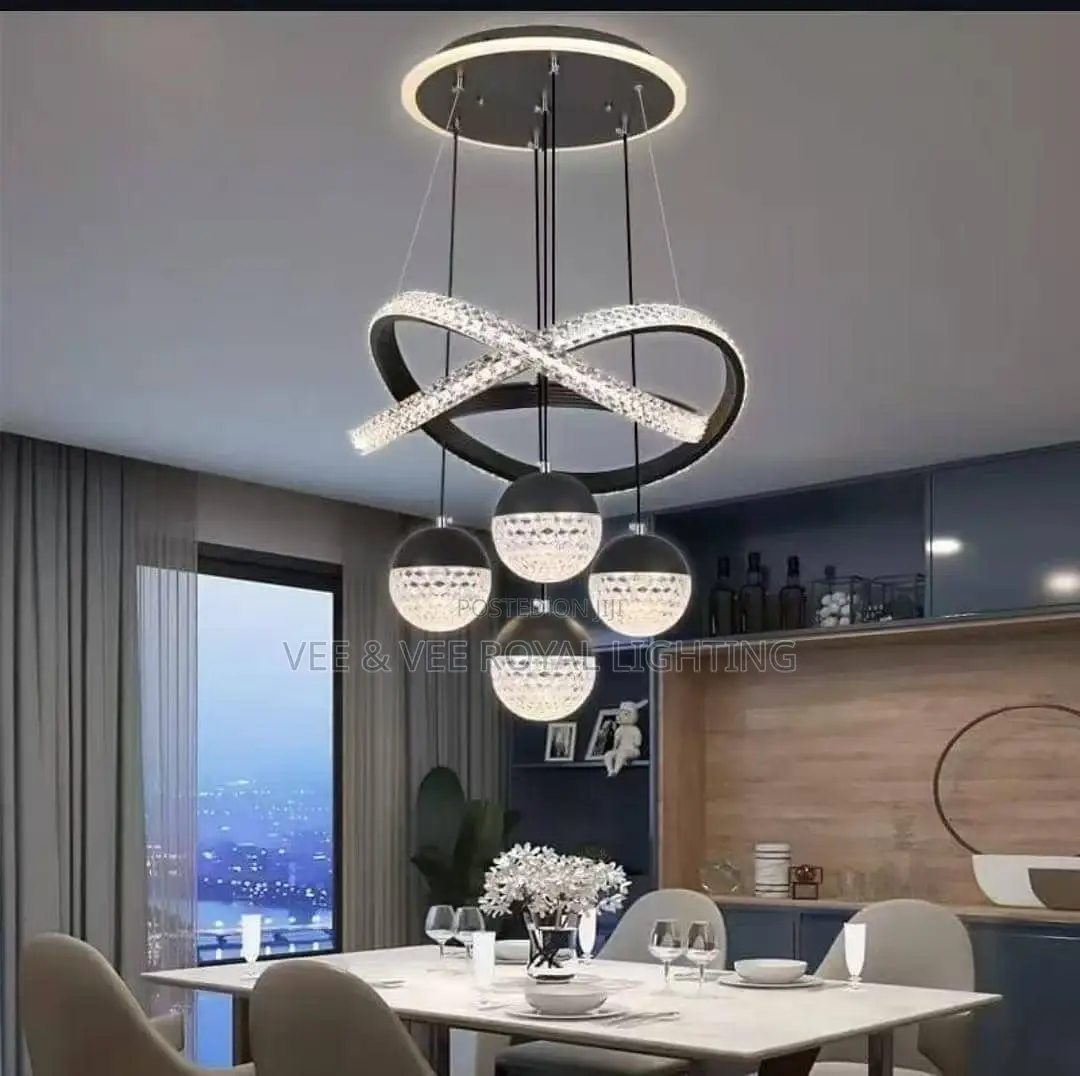 Luxury Infinity Chandelier - For Living Room, Bedroom, Hotels, Studios