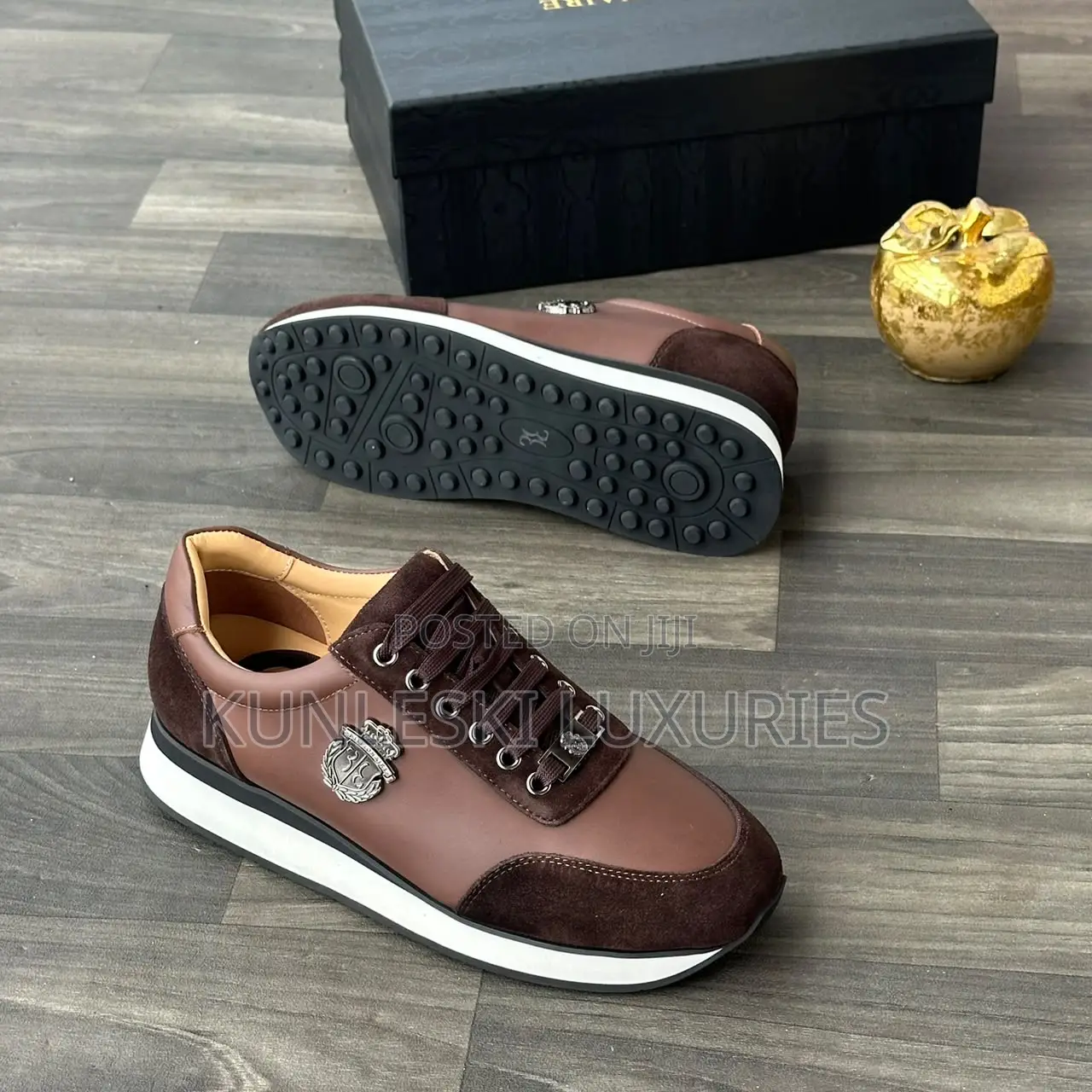 Original Billionaire Luxury Leather / Suede Men’s Sneakers