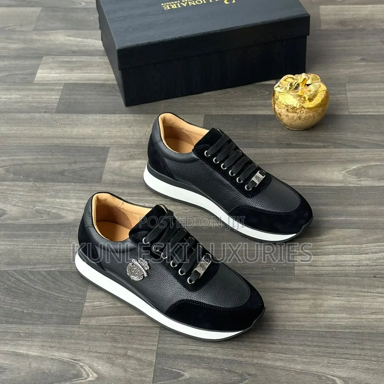 Original Billionaire Luxury Leather / Suede Men’s Sneakers