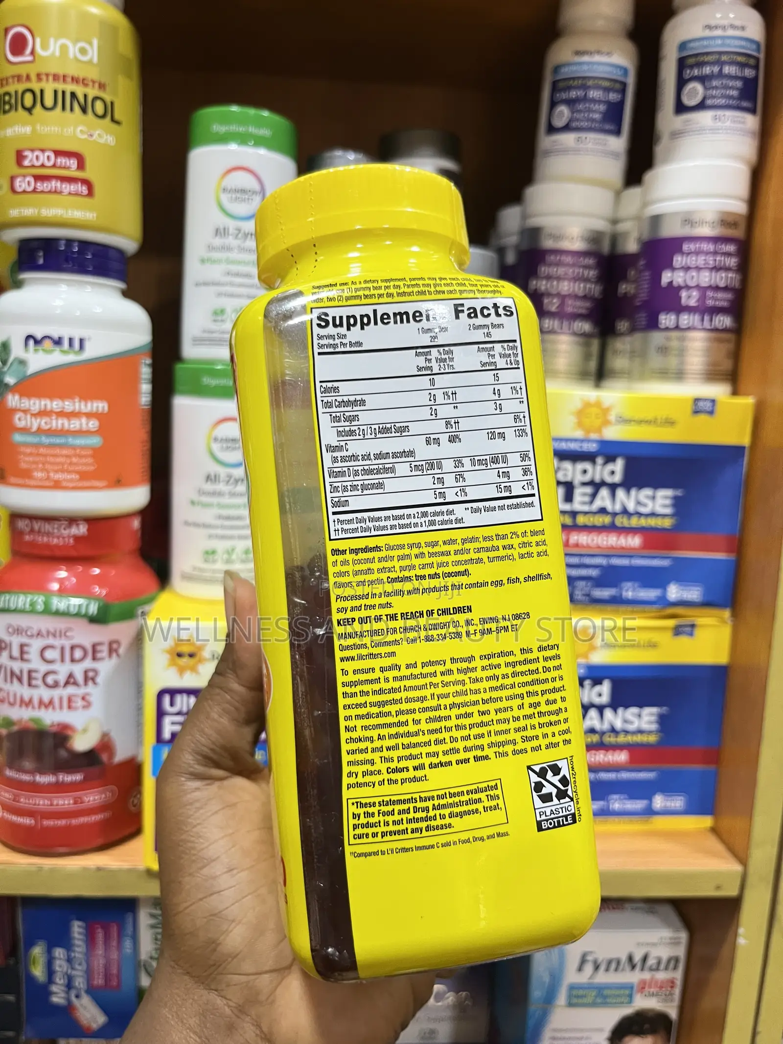Lil’Critters Immune C Plus Zinc and Vitamin D / 290 Gummies