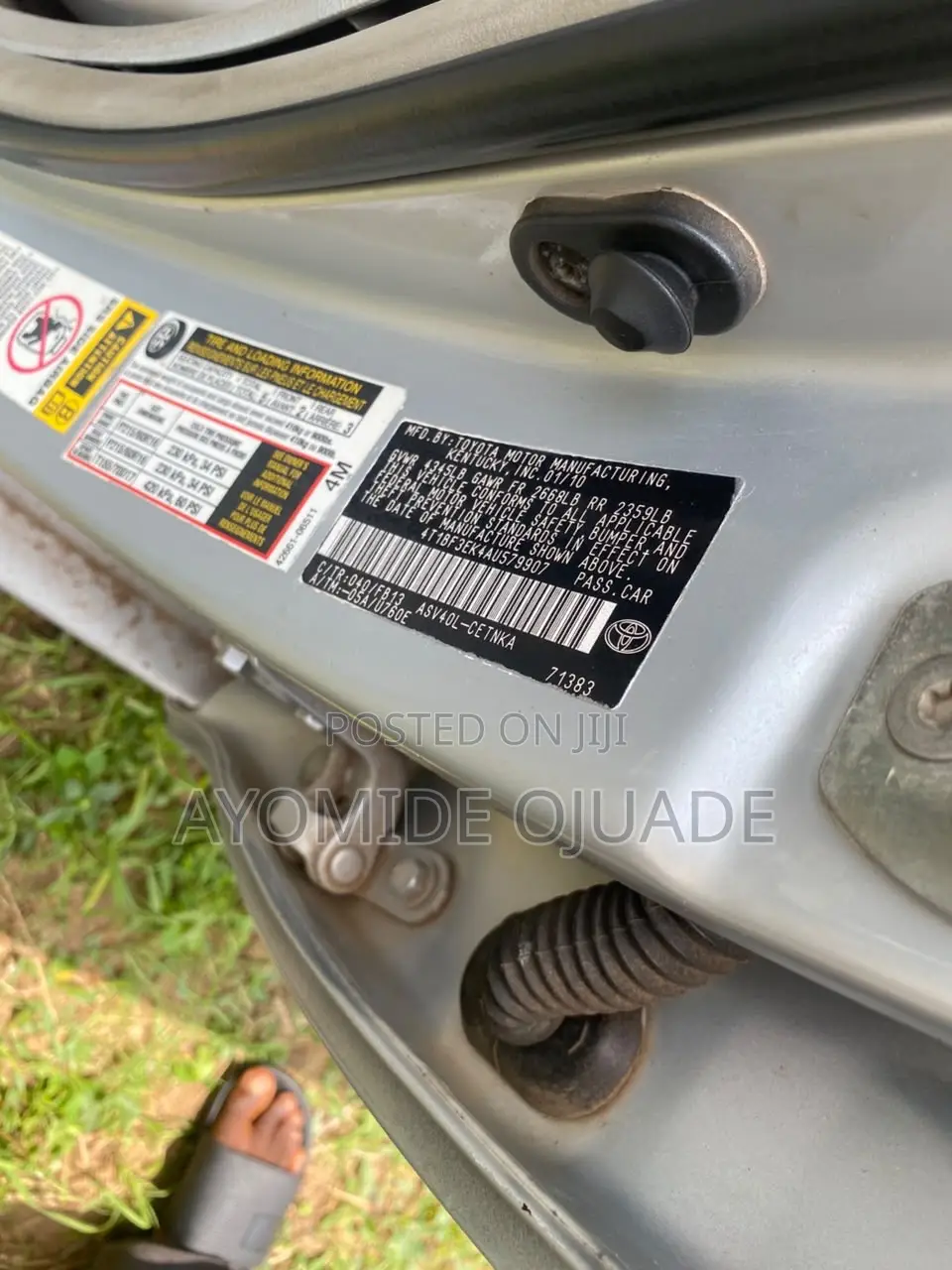 Toyota Camry 2010 Silver