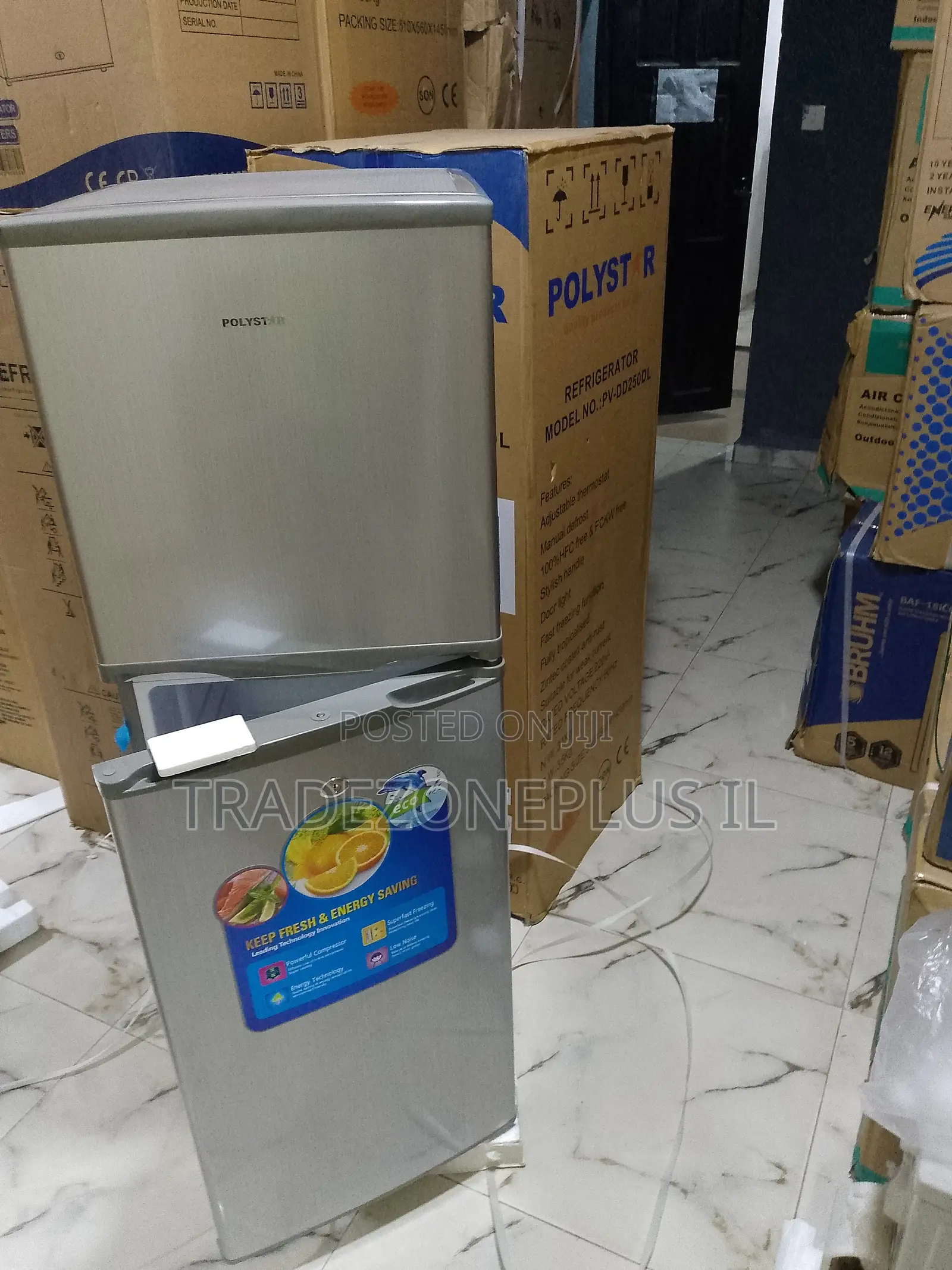 PDD-250DL Household Double Door Fridge