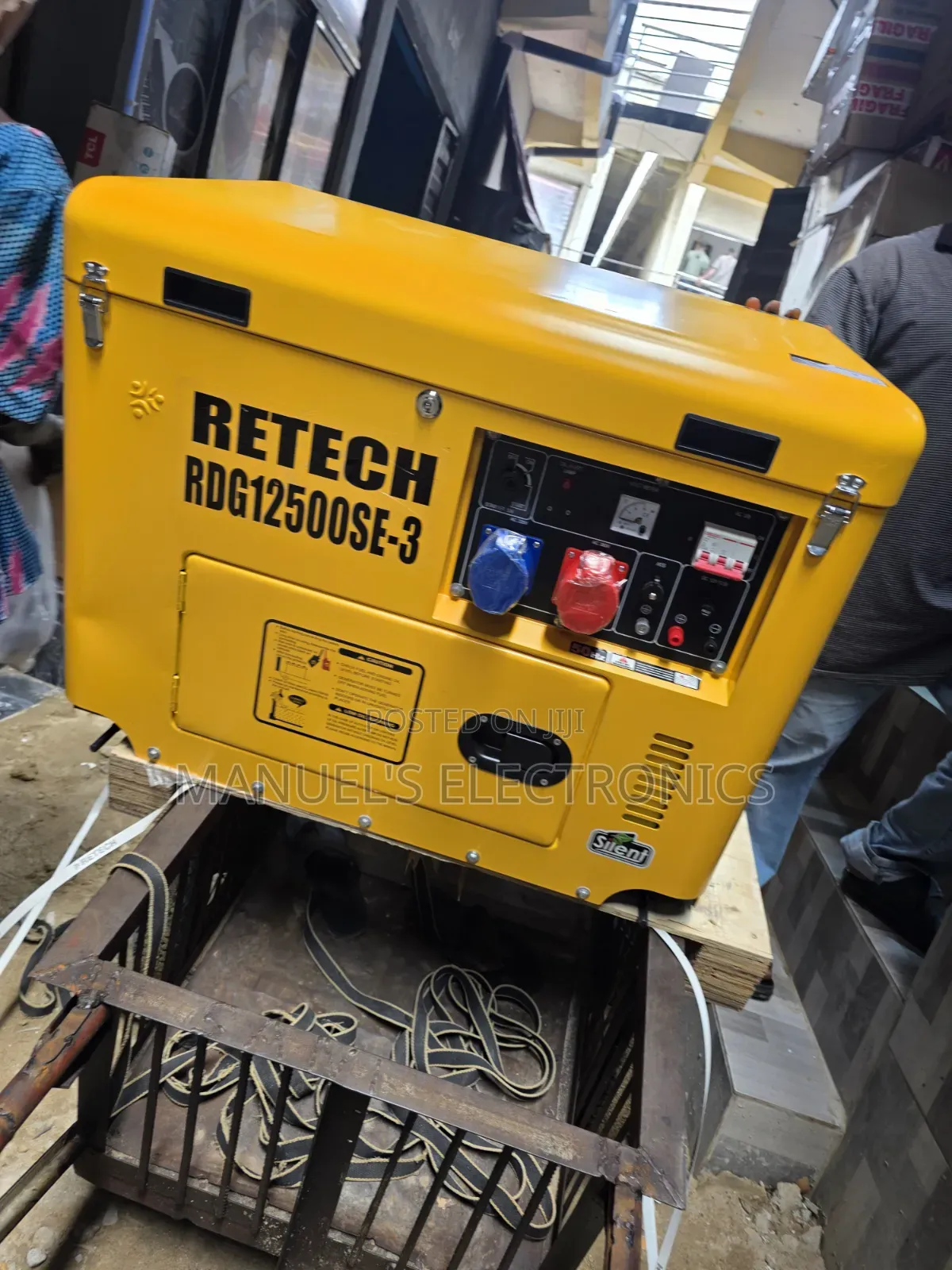 Original Retech Three Phase Diesel Soundproof Gen 10.5kva 100%copper