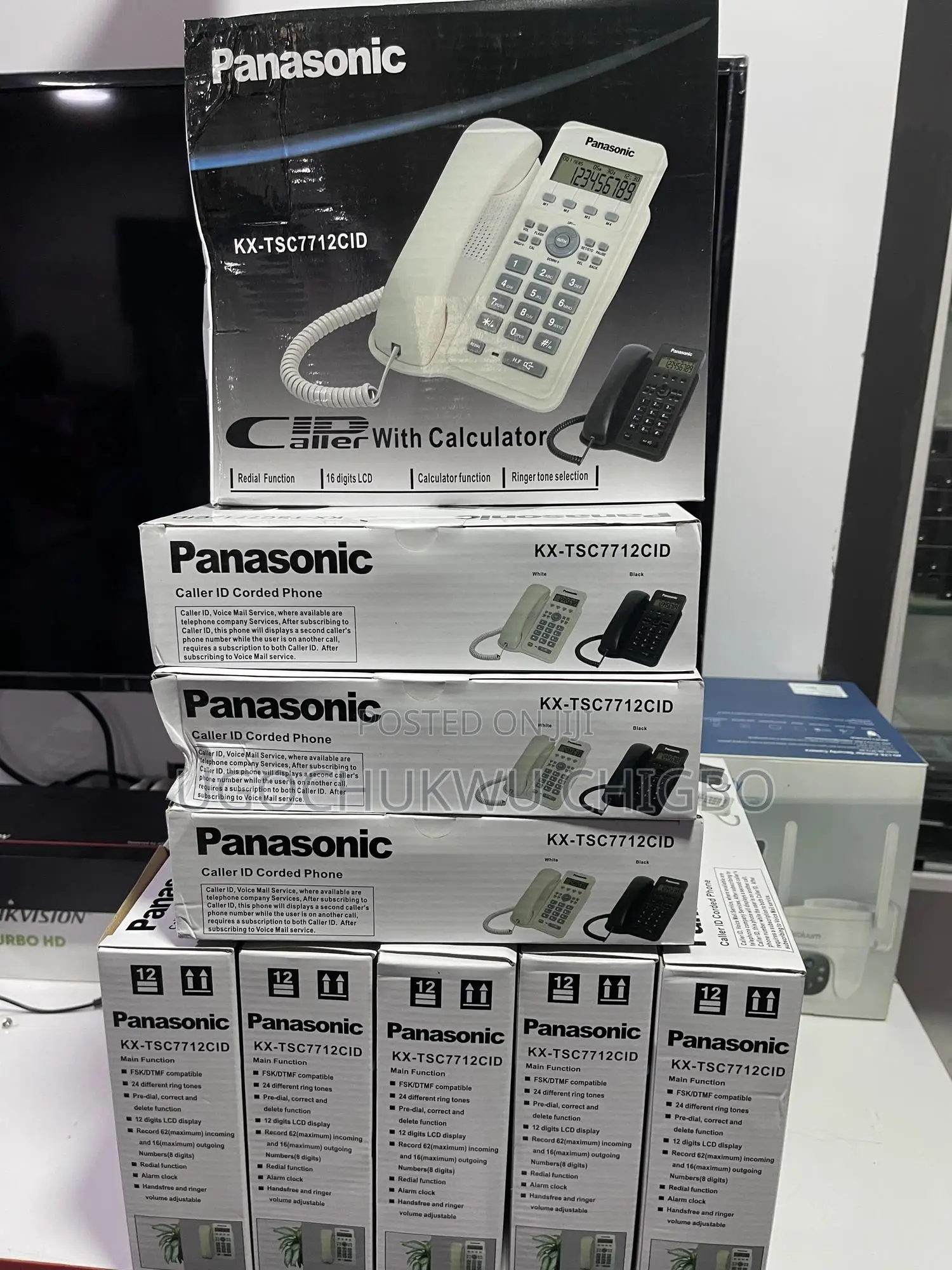 Panasonic Display Wired Intercom Phone KX-TSC7712CID