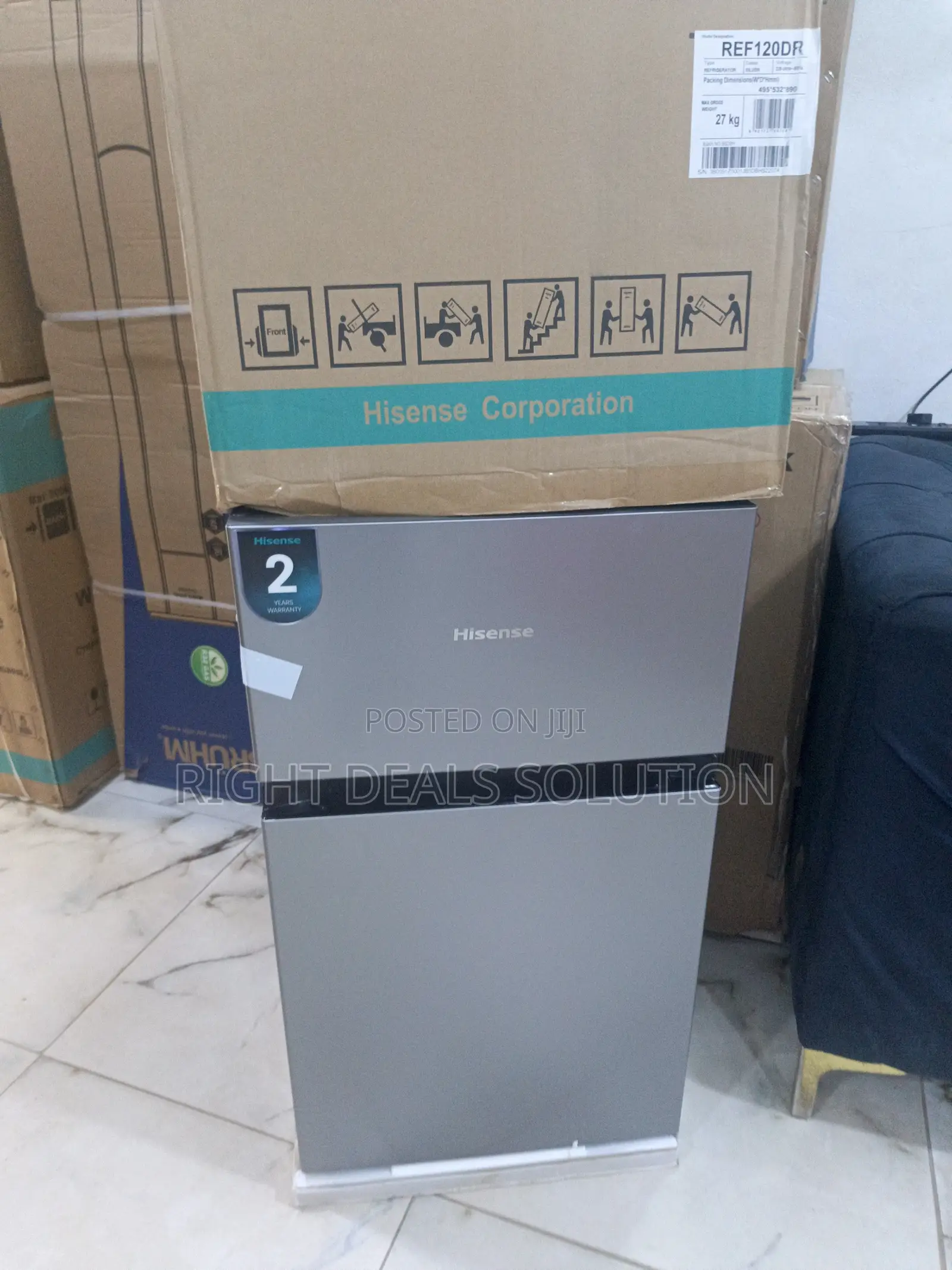 Hisense Double Door Fridge 120DR