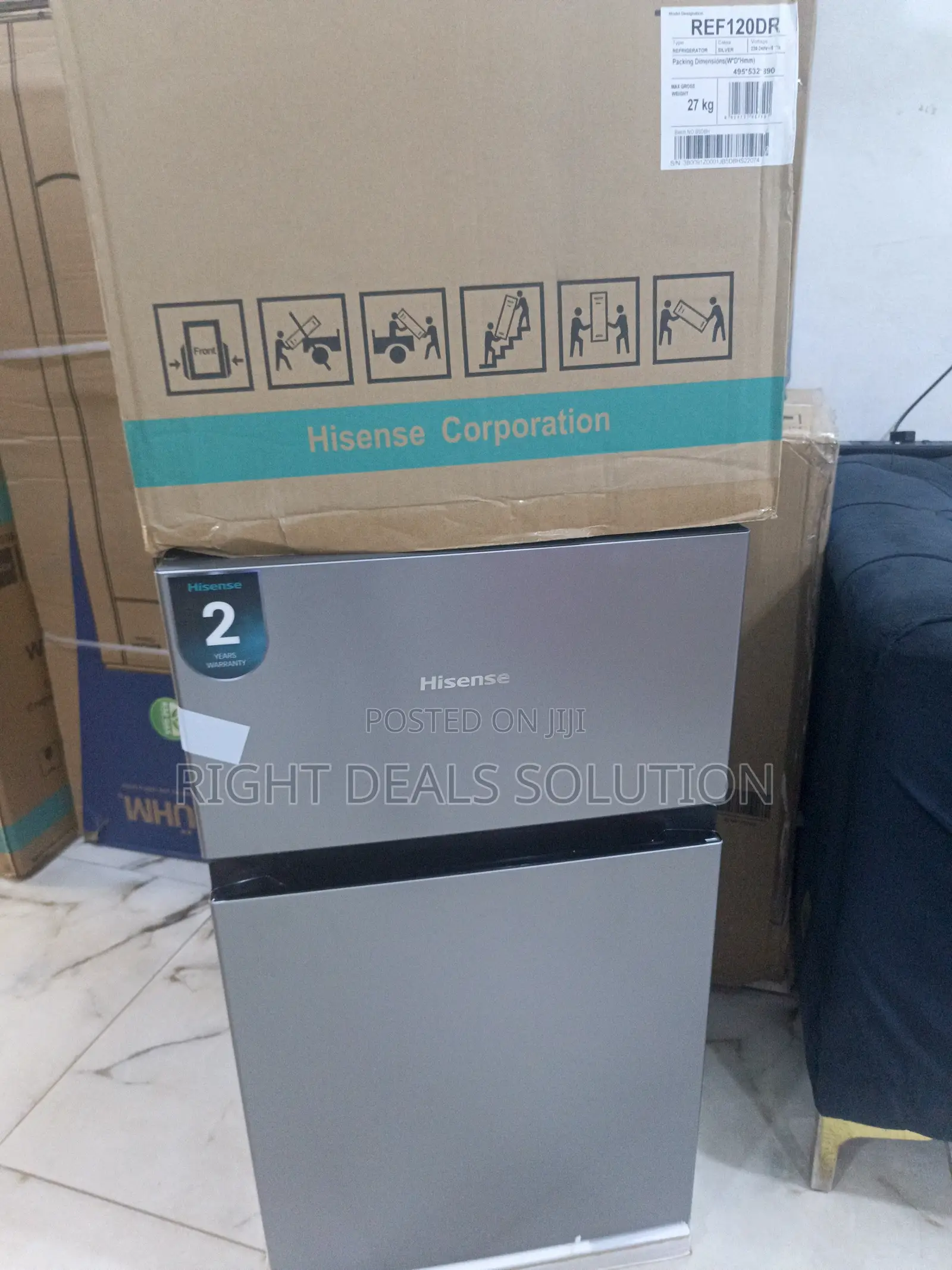 Hisense Double Door Fridge 120DR