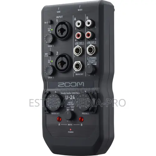Zoom U-24 Portable 2x4 USB Handy Audio/Midi Interface