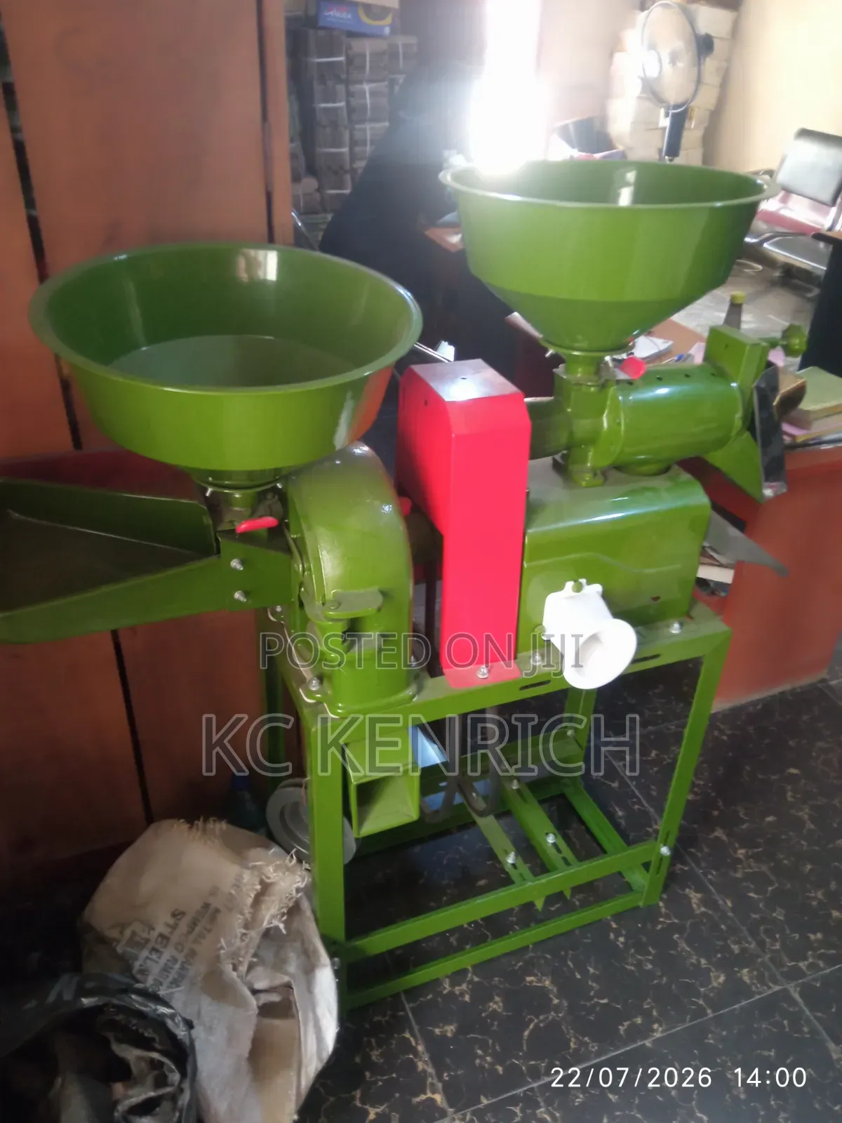 Rice Polisher and Corn Grinder (Double)