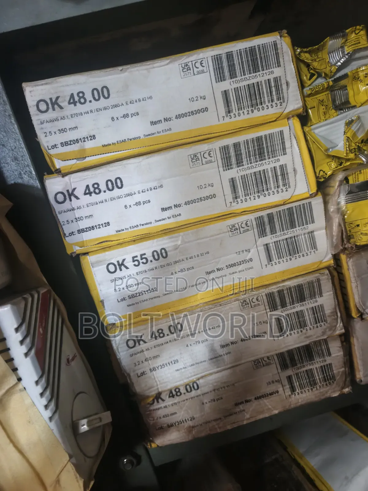 Esab Welding Electrode E7018 Ok55 2.5x350 PTKS 1.7kg