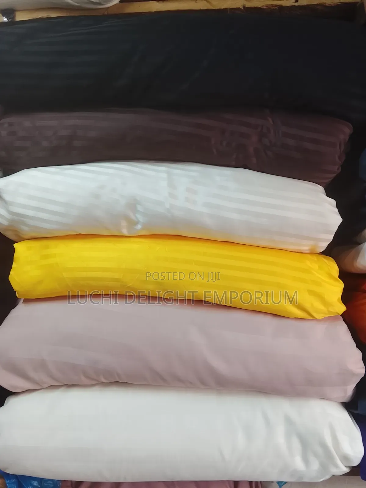 Premium Stripe Duvet Bedsheet Pillowcase – Stylish,Soft Comfortable