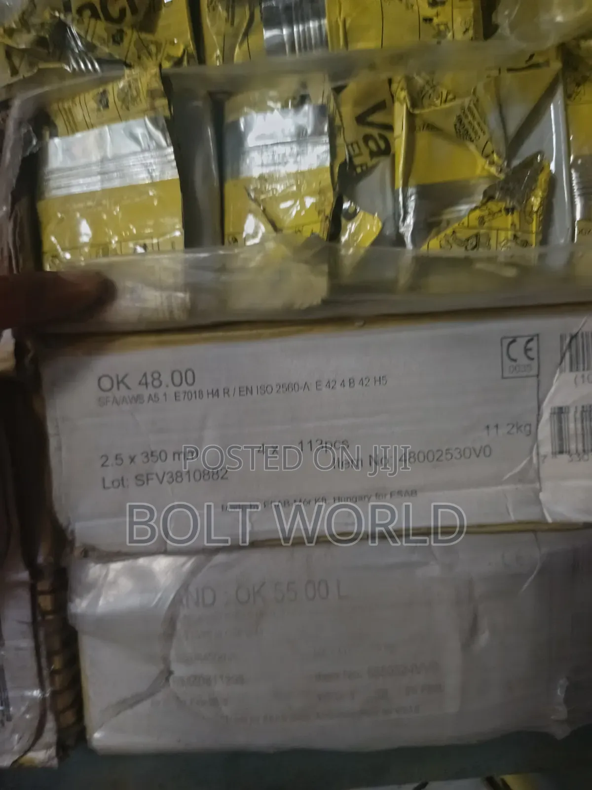 Esab Welding Electrode E7018 Ok55 2.5x350 CTN