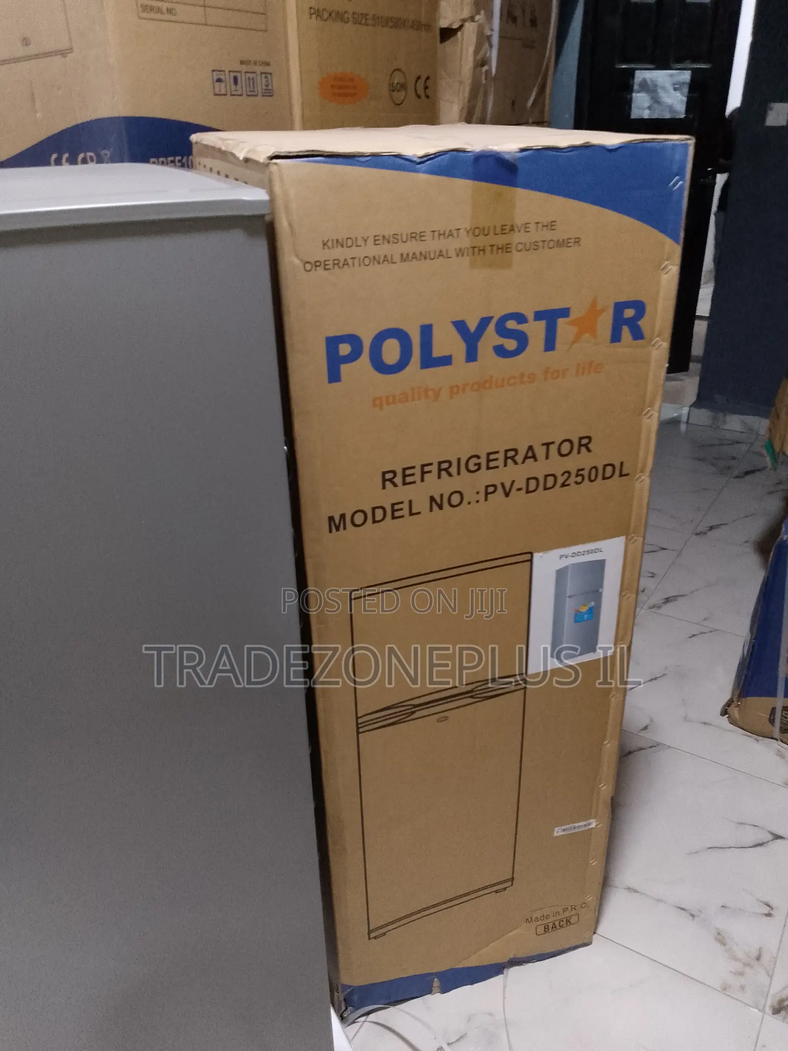 Polystar PDD-250DL Upright Refrigerator