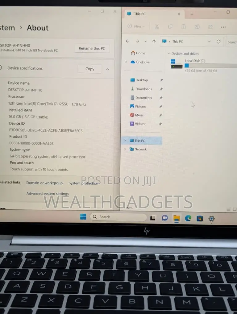 Laptop HP EliteBook 840 G9 16GB Intel Core i7 SSD 512GB