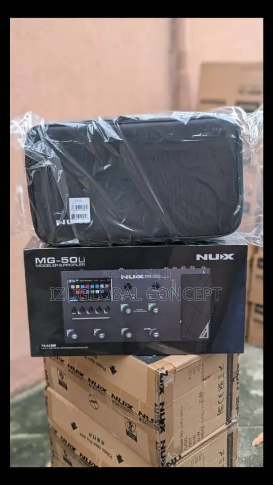 Nux MG-50Li Guitar Bass Multi-Fx Processor and Profiler With Built