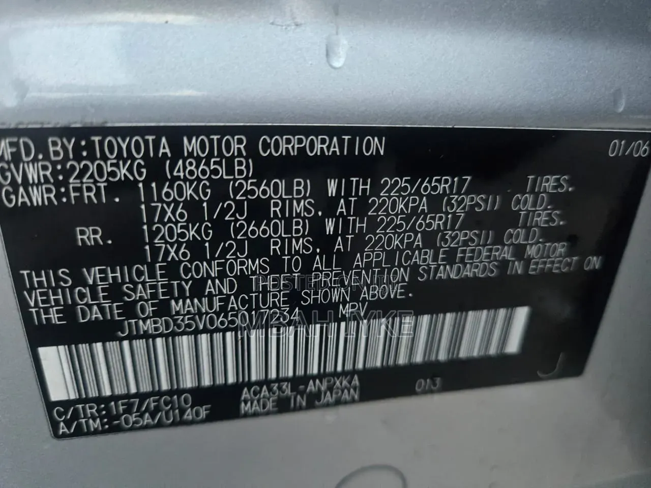 Toyota RAV4 2008 Silver