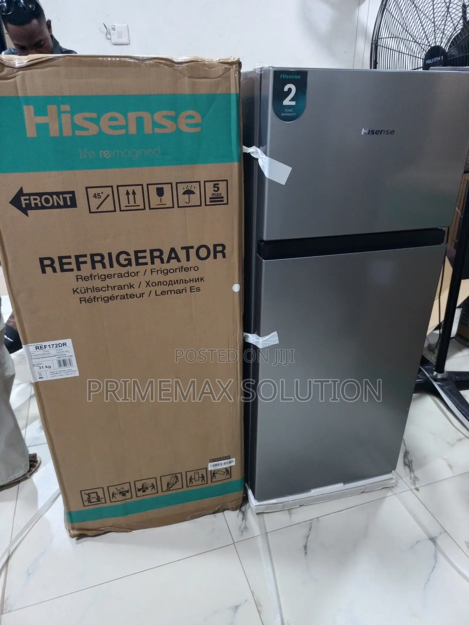 Chill Smarter: Hisense REF172DR Frost-Free Double Door Fridge