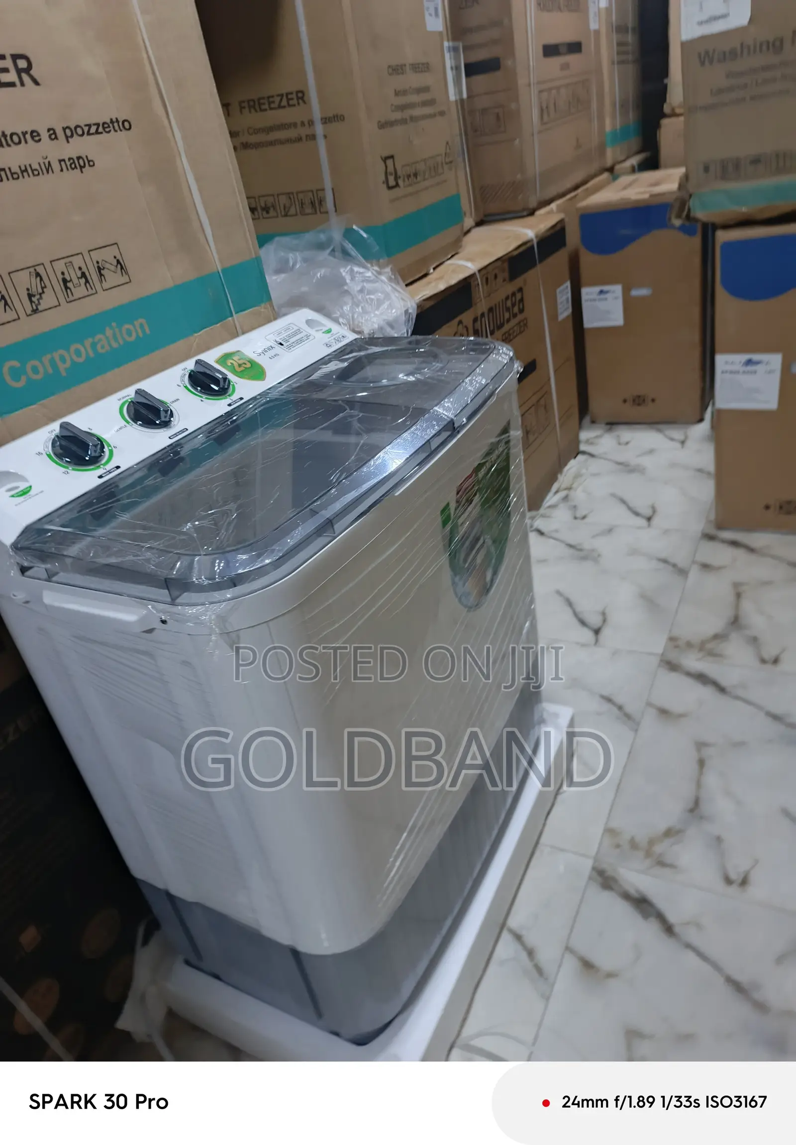 Syinix 8.5kg Laundry Washing Machine
