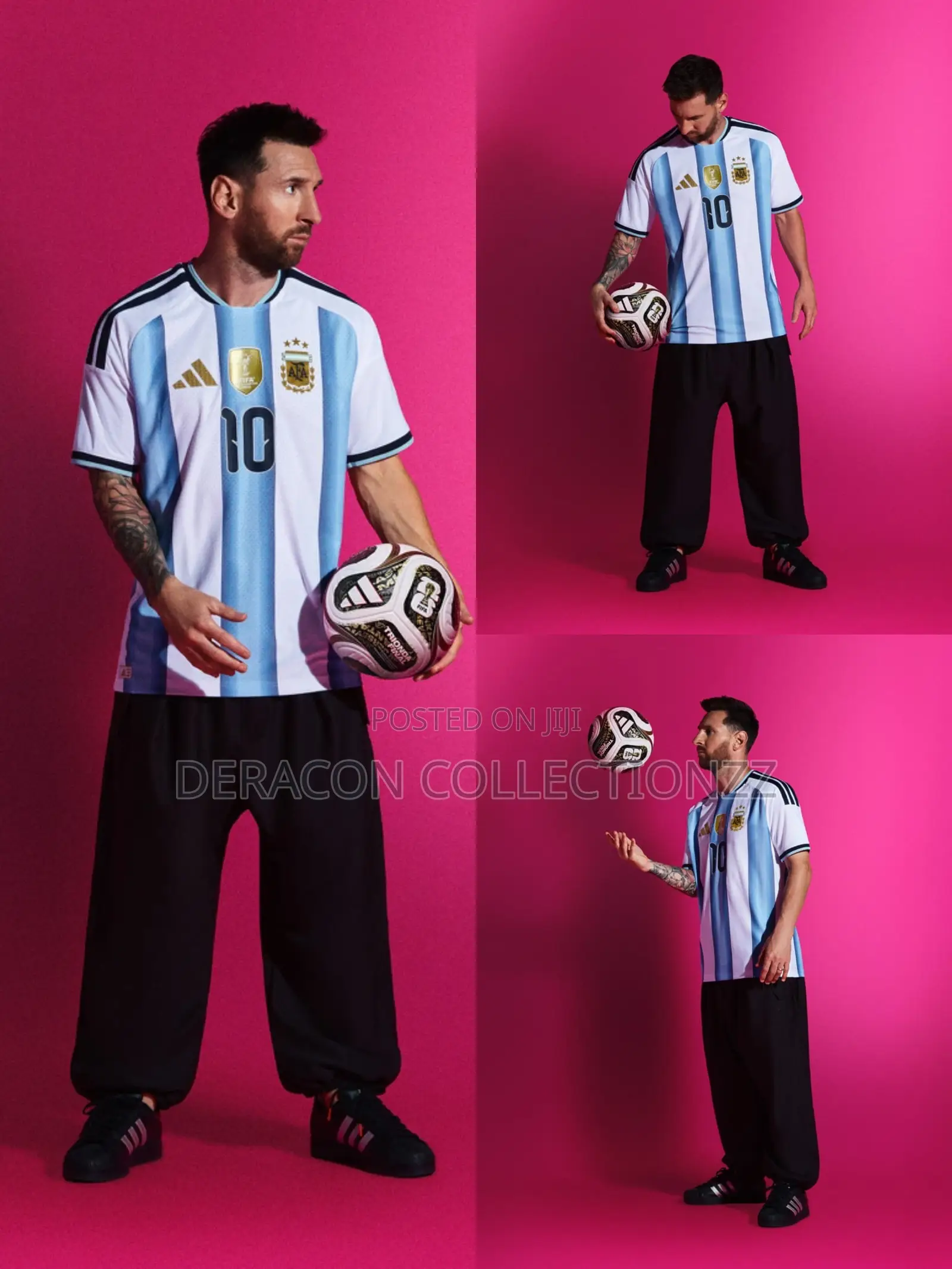 Argentina Home and Away and Player Version 2026 World Cup Jerseys