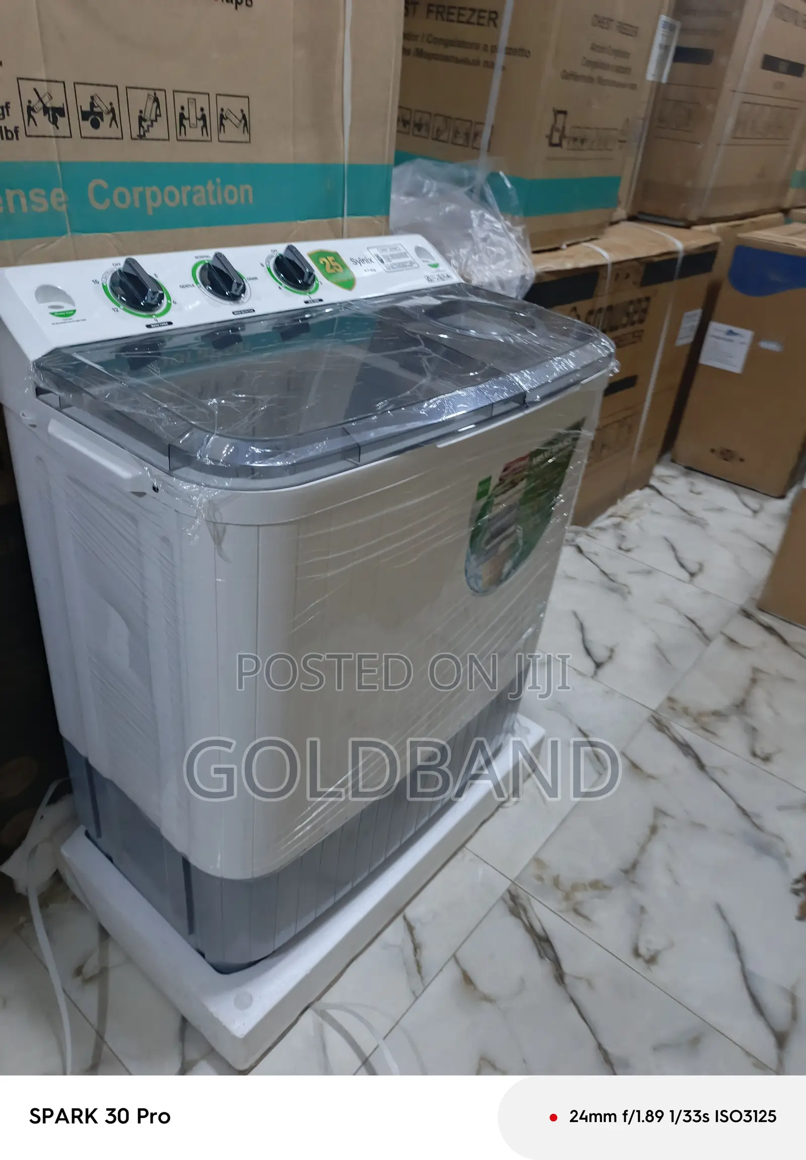 Syinix 8.5kg Efficient Laundry Washer