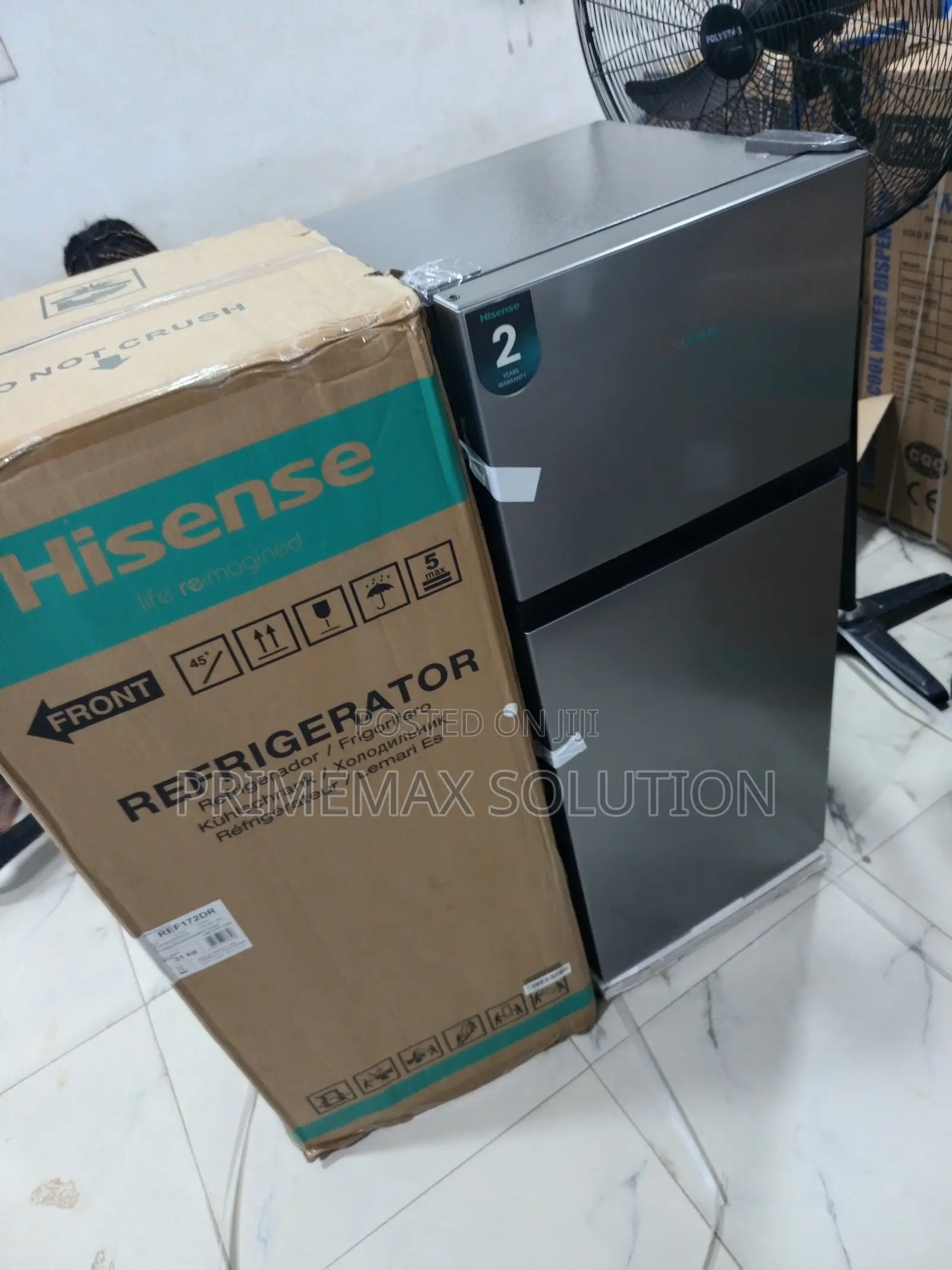 Sleek Silver Style Meets Smart Storage – Hisense REF172DR