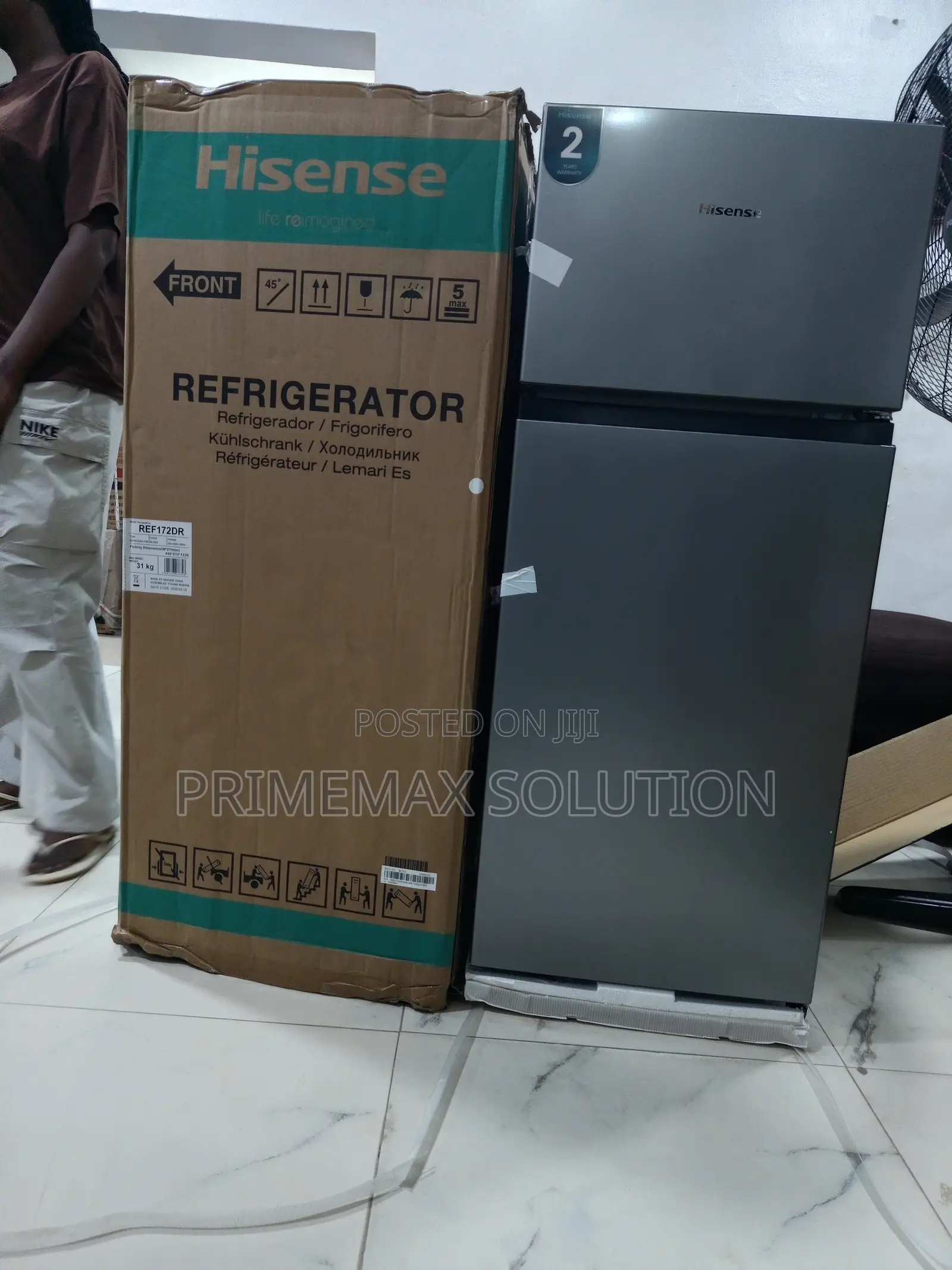 Freshness on a Budget: Hisense 172DR 124L Double Door Fridge