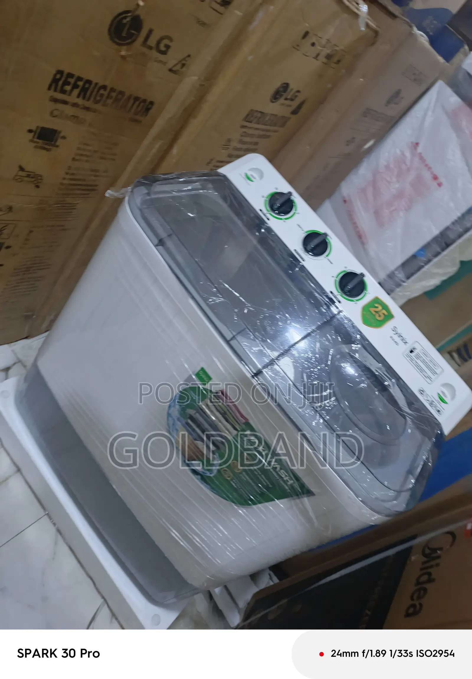 Syinix 8.5kg Spin Wash Machine