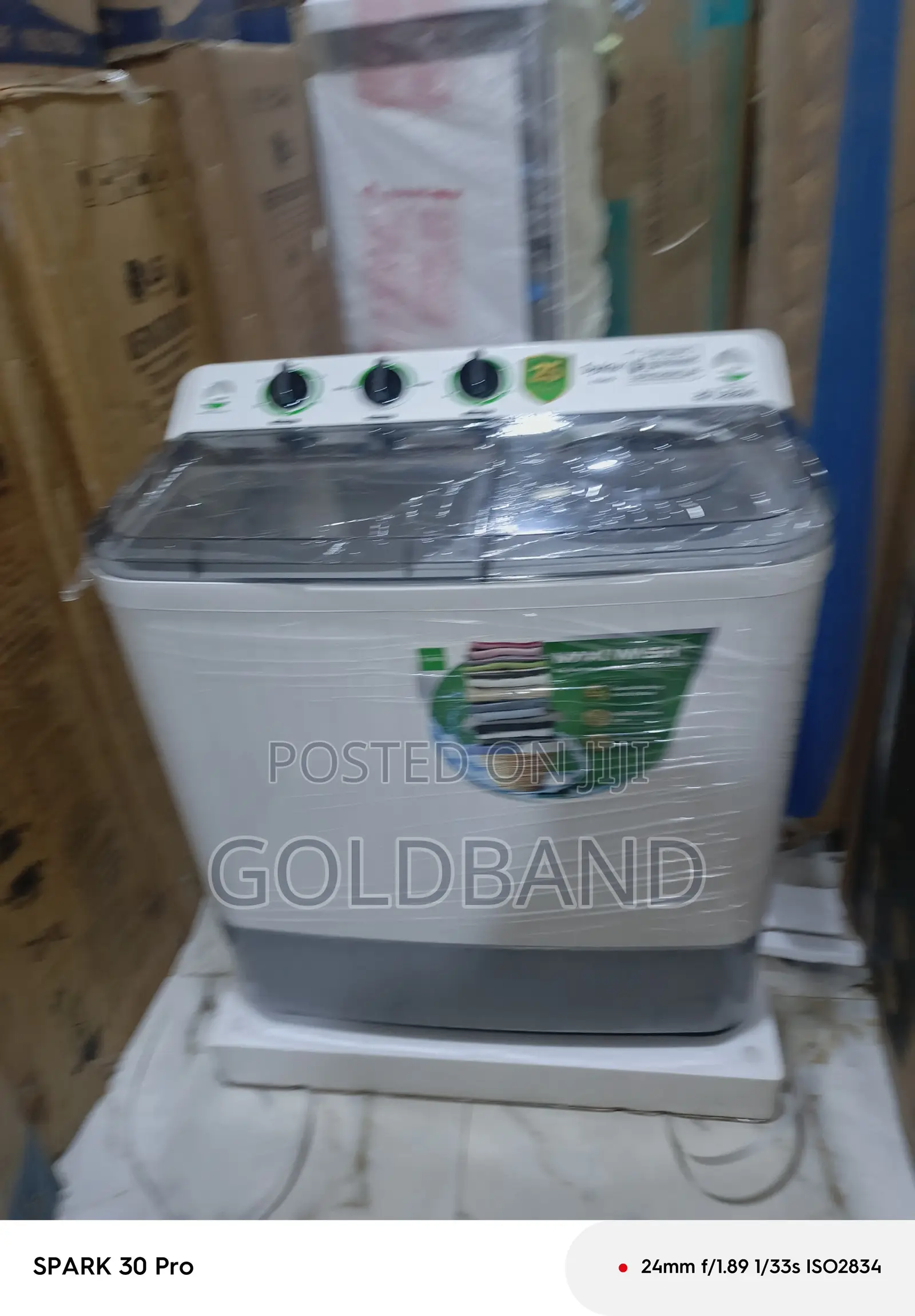 Syinix 8.5kg Durable Washing Machine
