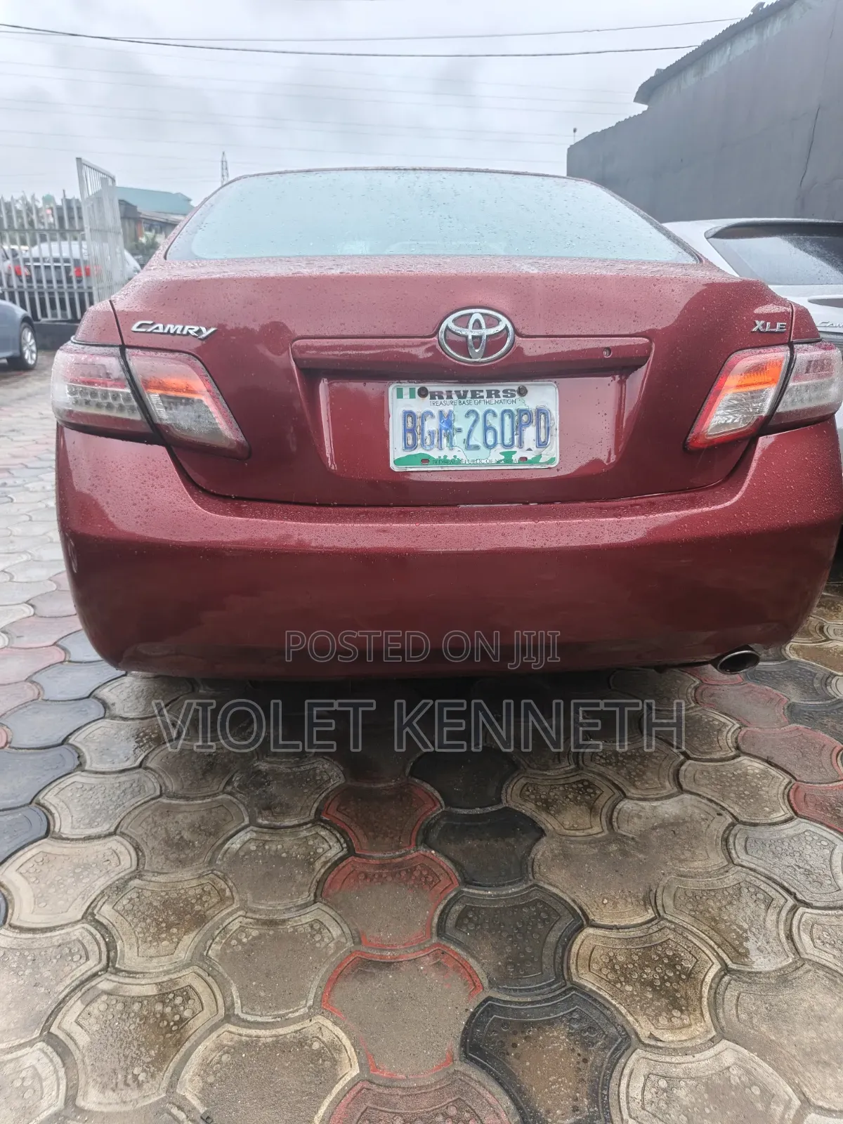 Toyota Camry 2.4 XLE 2008 Red