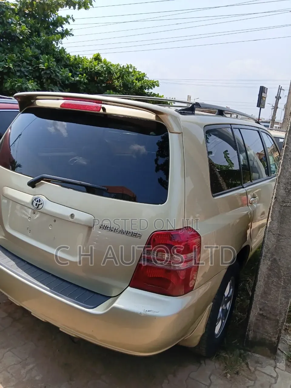Toyota Highlander 2004 Gold