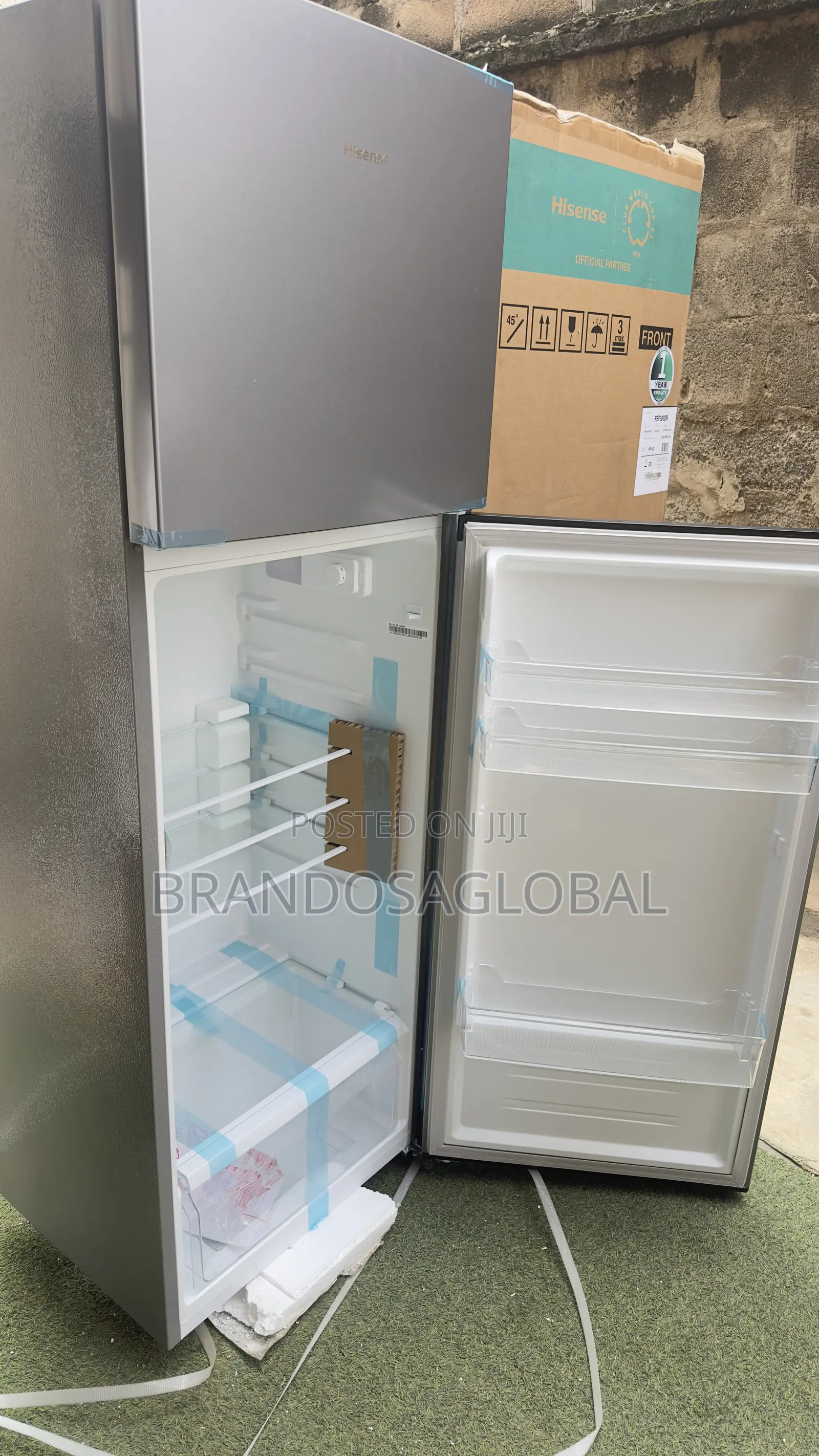 Hisense 306L Double Door Refrigerator REF306DR–Energy Saving Unit