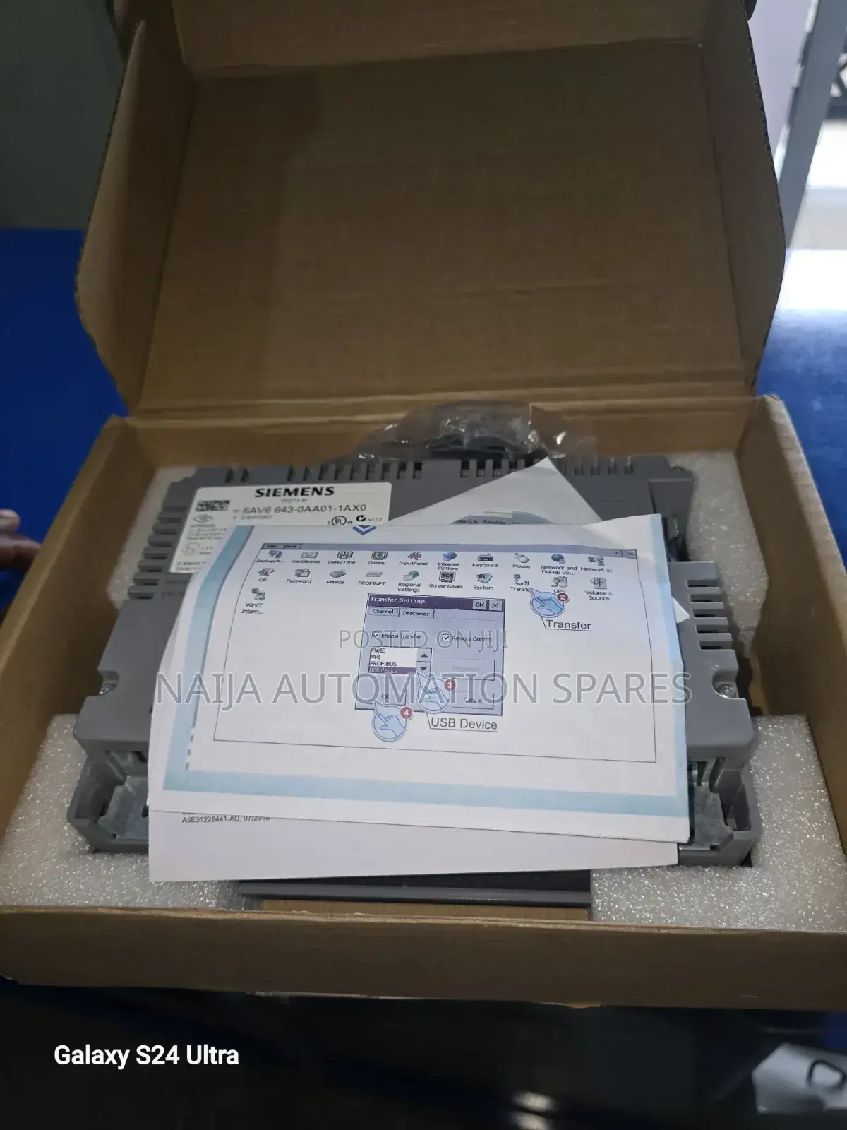 6av6643-0aa01-1ax0 | Siemens Simatic Hmi | Op Panel Tp277- 6"
