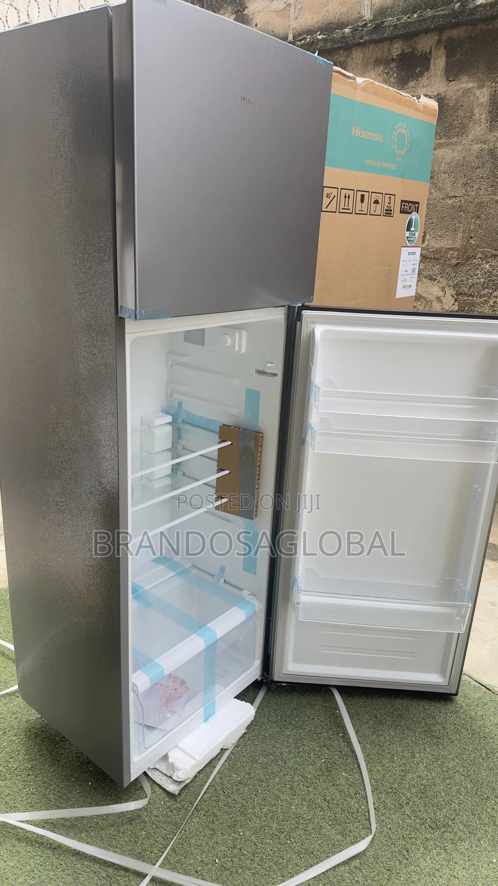 Hisense 306L Double Door Fridge – Low Power Consumption Refrigerator