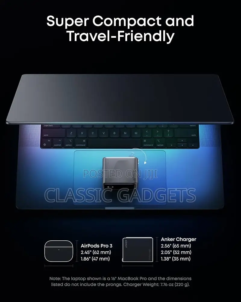 Anker Prime 3-Port USB-C 160W Charger With Smart LED Display