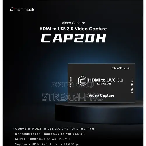 CAP20H HDMI to USB 3.0 Video Capture Device