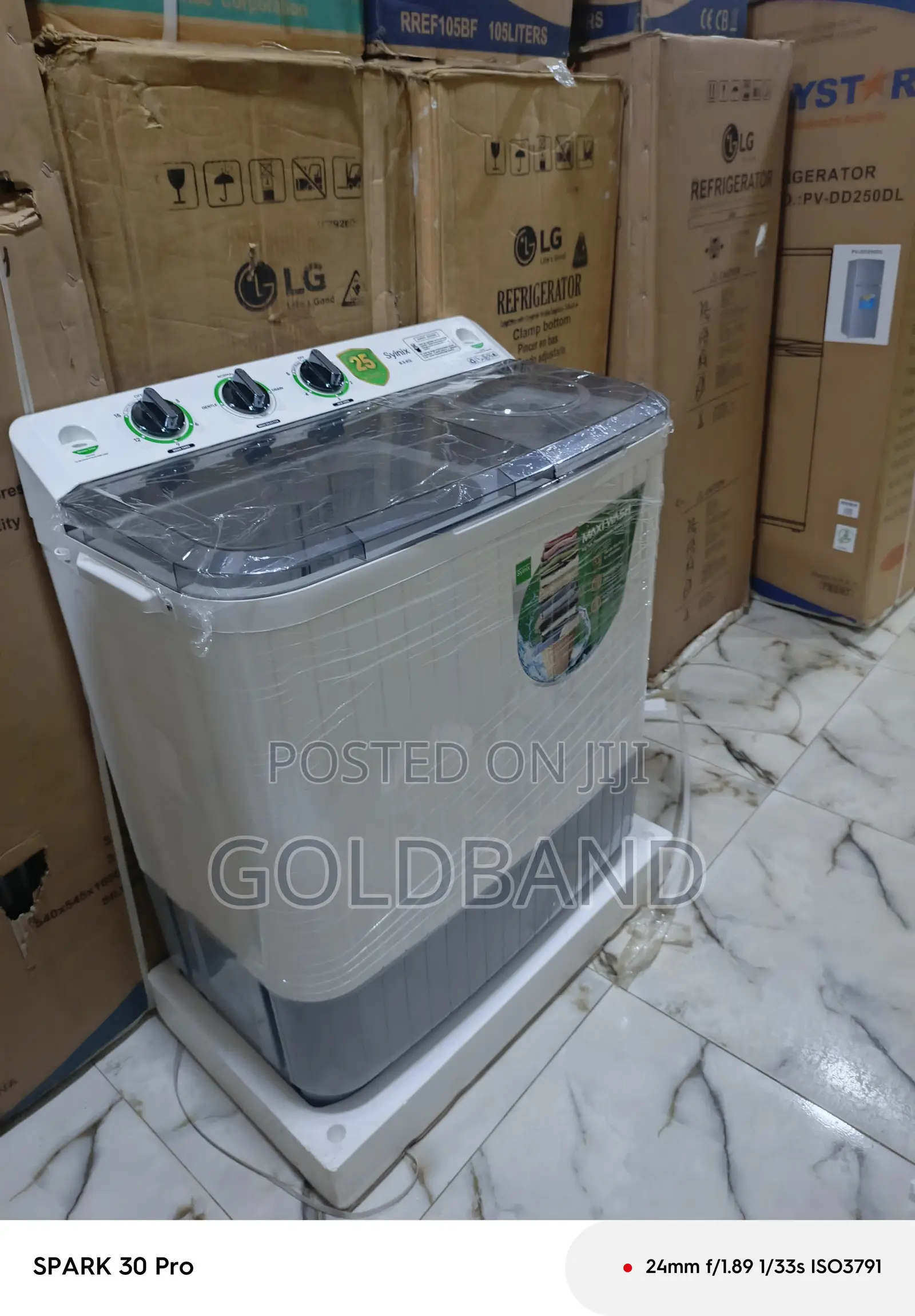 Syinix 8.5kg Spin Dryer Combo